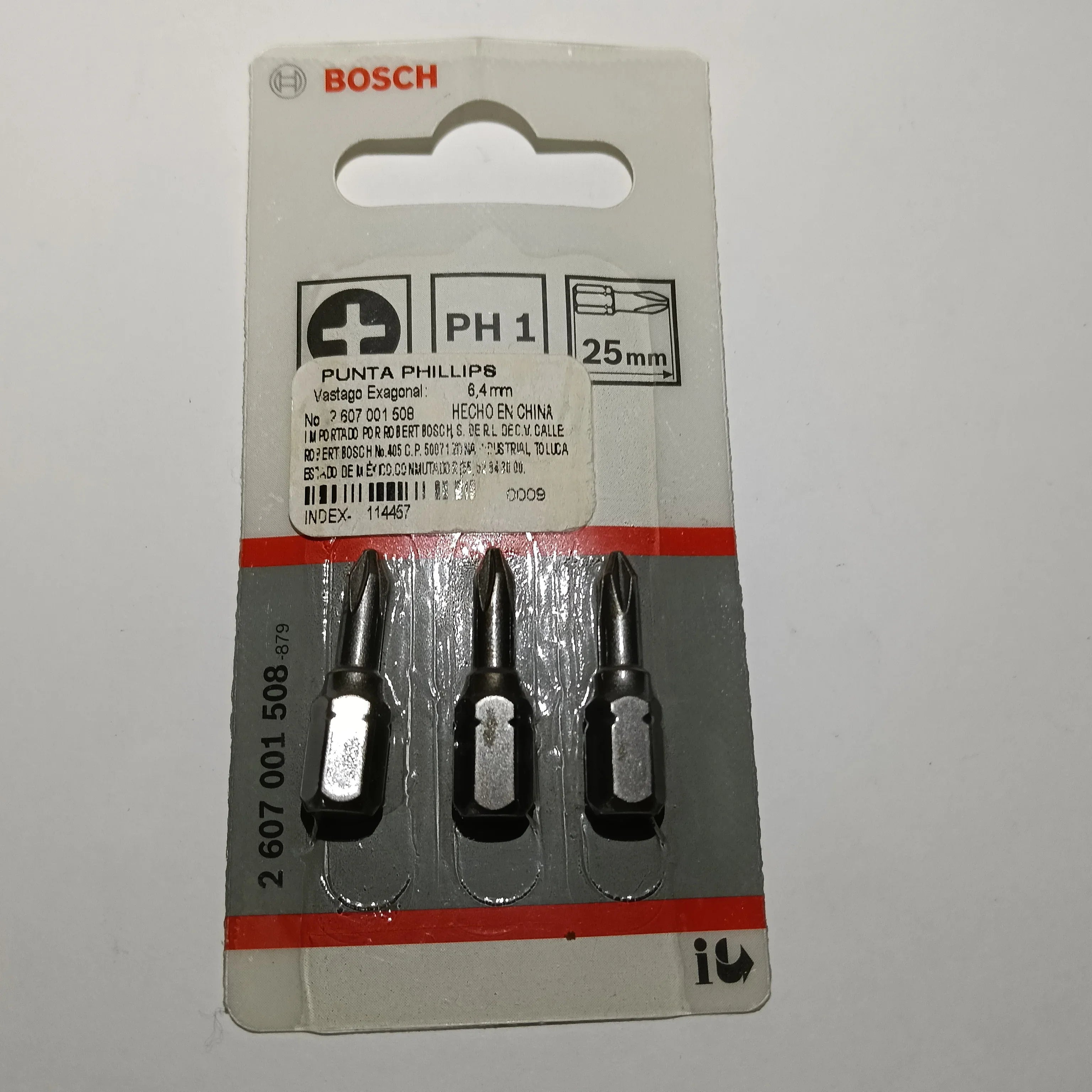 Punta Phillips No.1 X 1" ATORNILLADOR