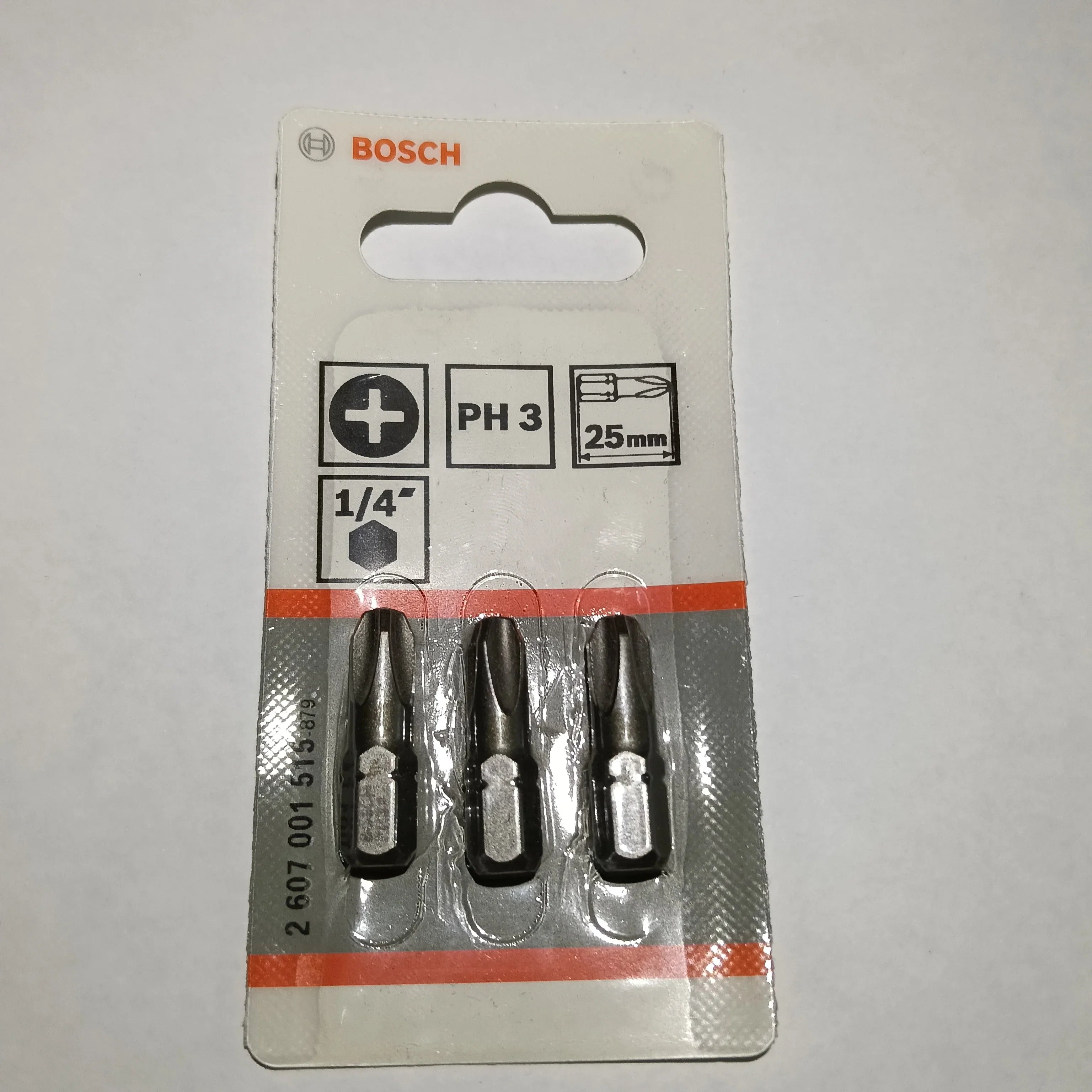 Punta Phillips No.3 x1"(3pz) ATORNILLADOR