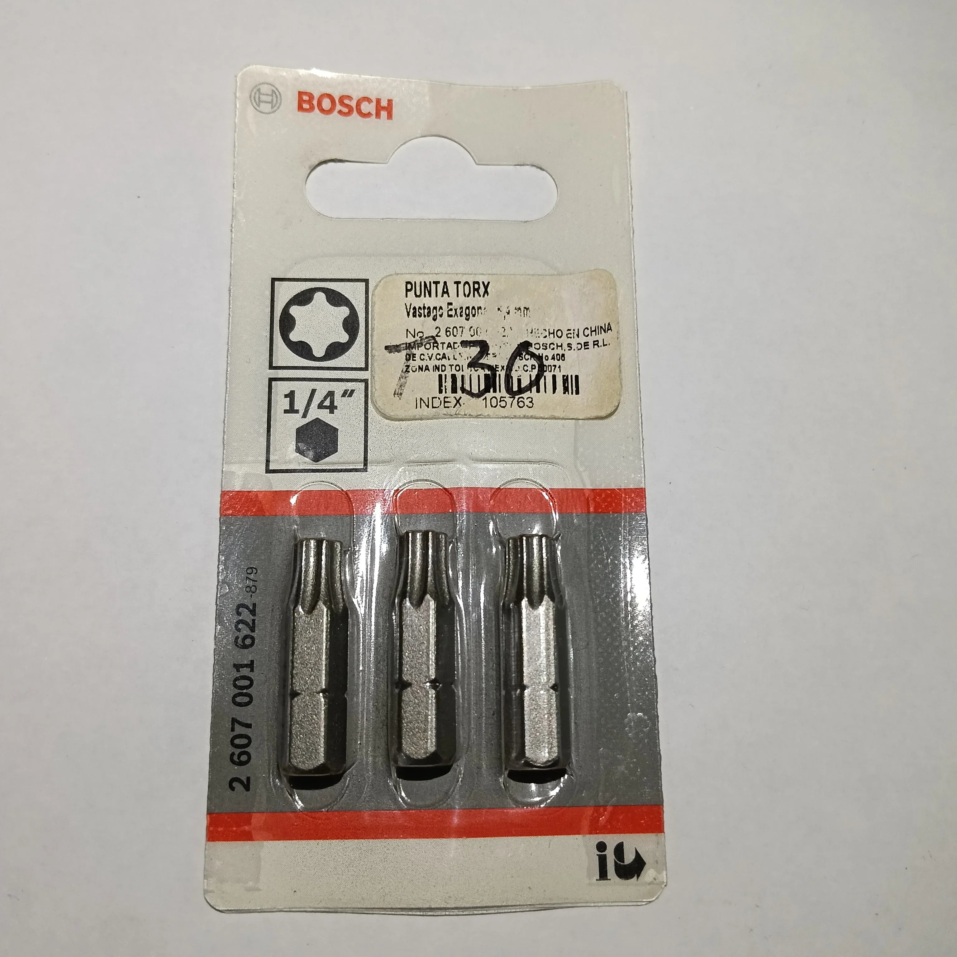 Punta Torx 30 x1"(3pz) ATORNILLADOR