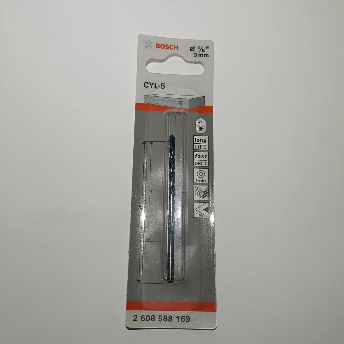 Broca CYL-5-1/8" X 2" X 3" GRANITO