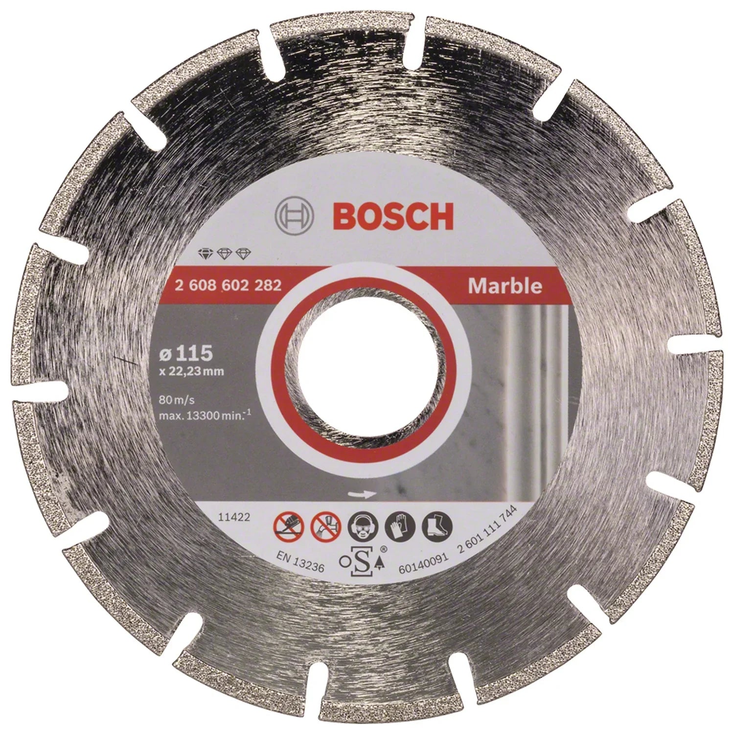 Disco diamantado Bosch Standard for Marble √ò115x22,23x2,2mm