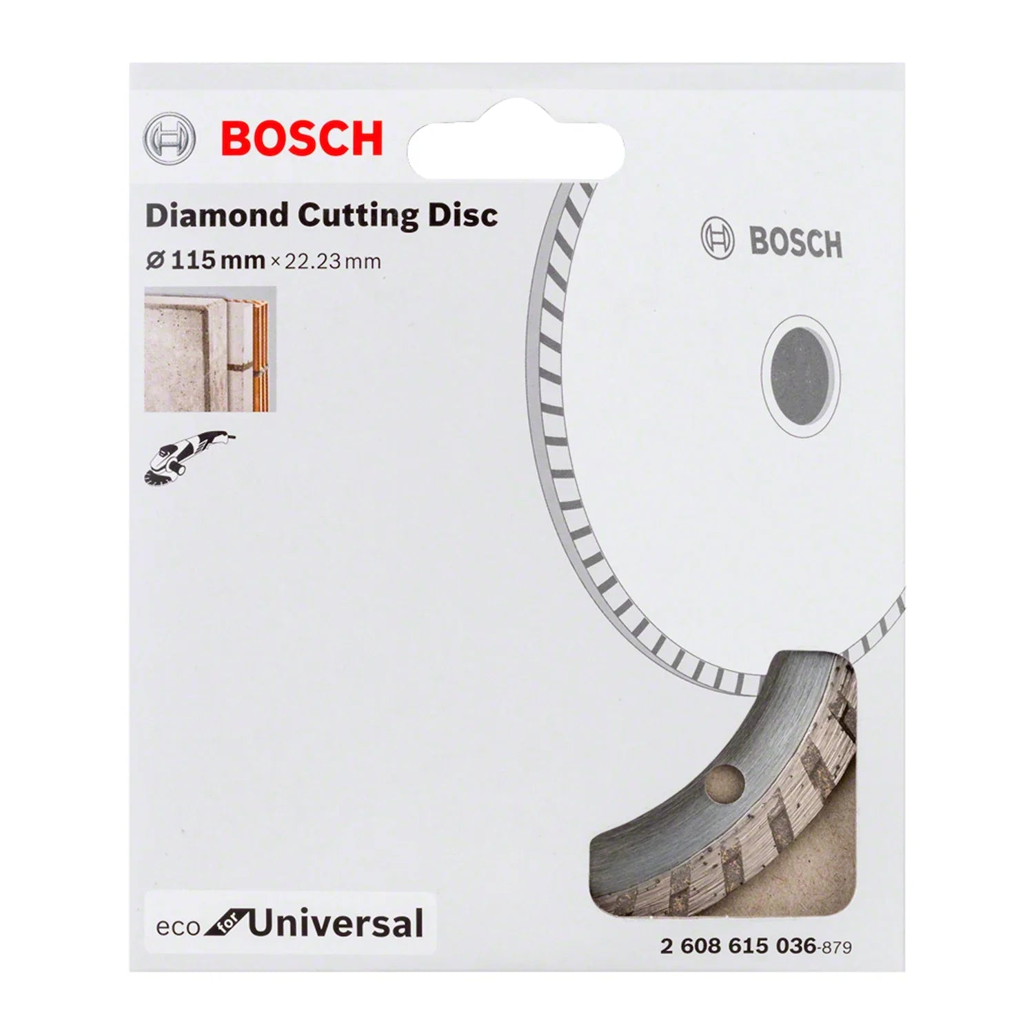 Disco diamantado Bosch ECO For Universal 115x22,23x2,0x7mm