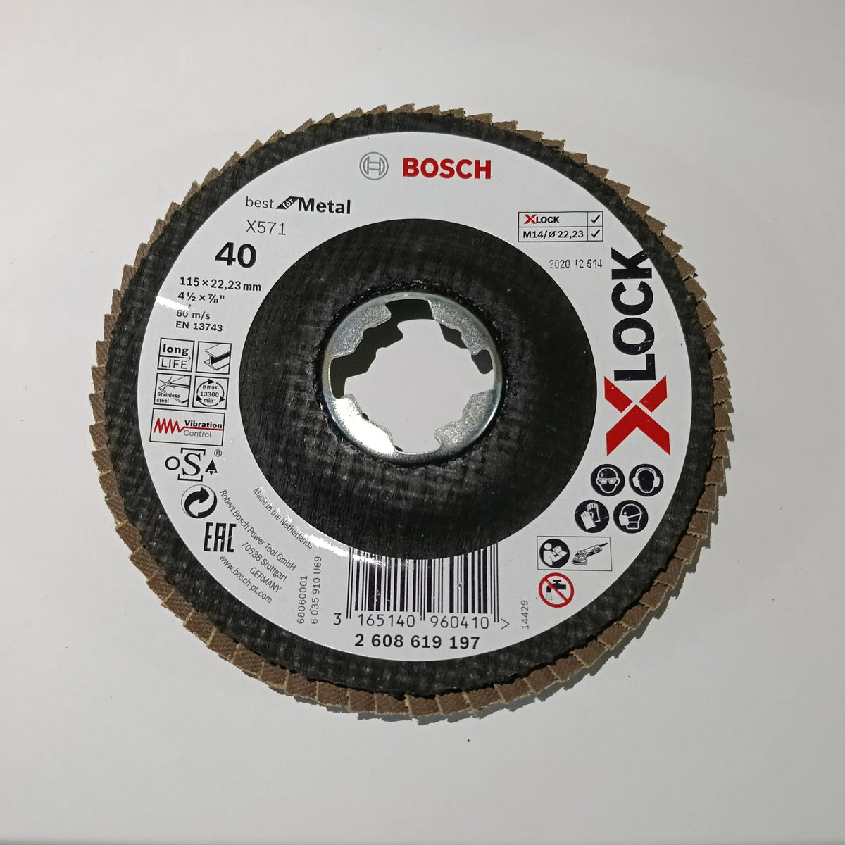 X-Lock Flap 115mm G-40 BEST FOR METAL