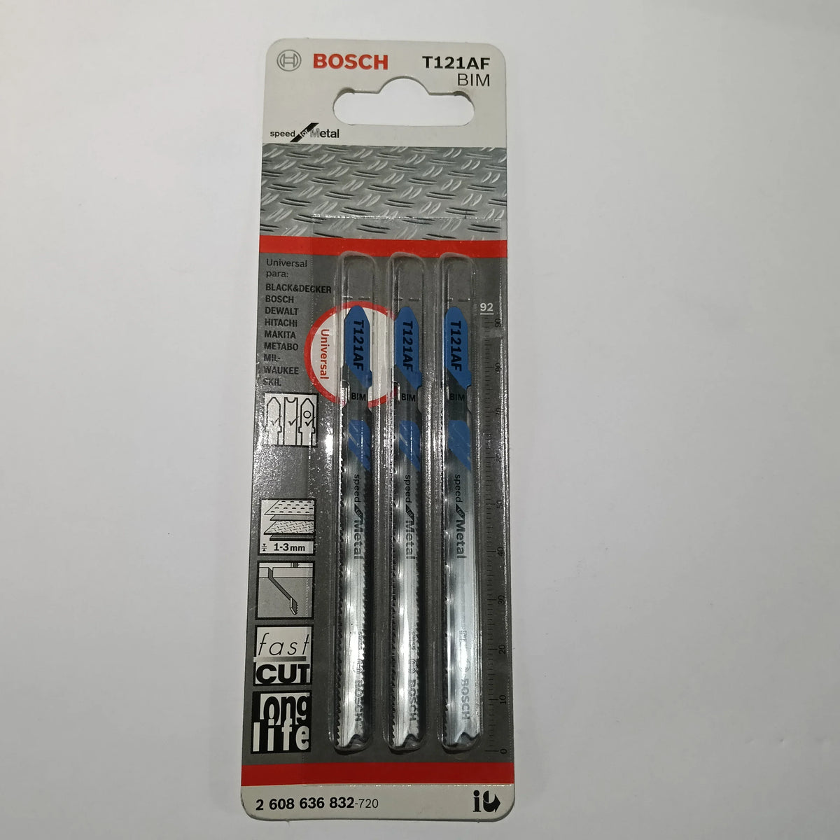 Segueta T121AF Speed 3pz. METAL