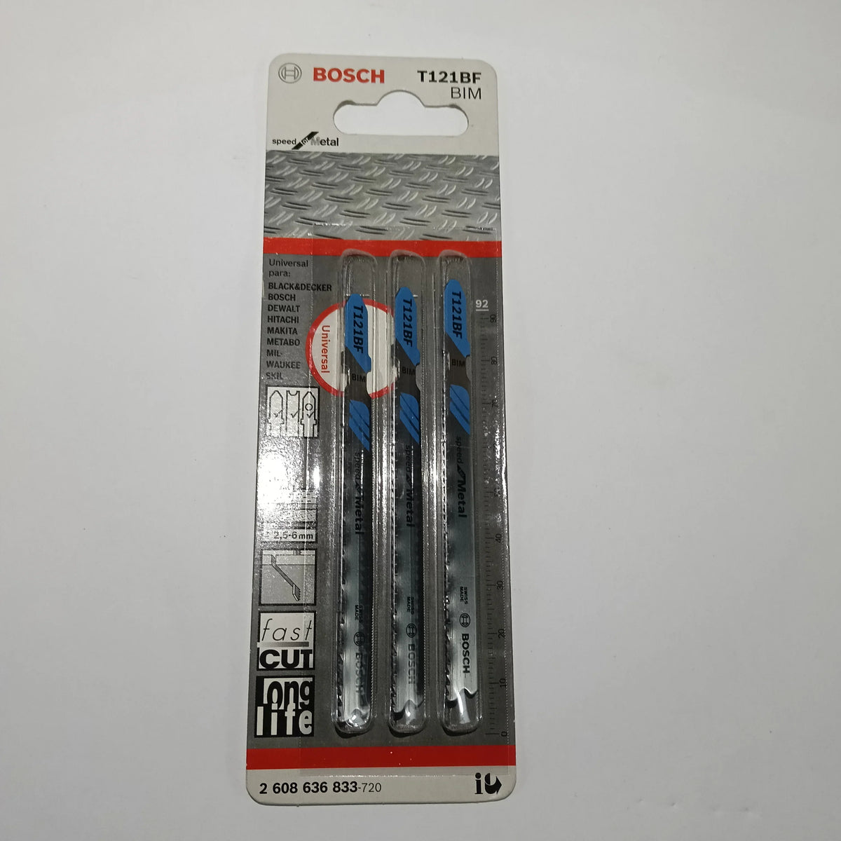 Segueta T121BF Speed 3pz. METAL