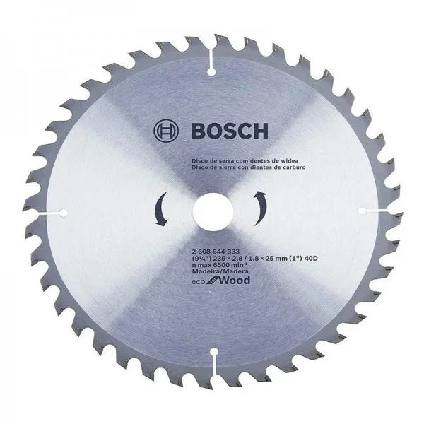 Disco Eco 9 1/4" MADERA 40 DIENTES