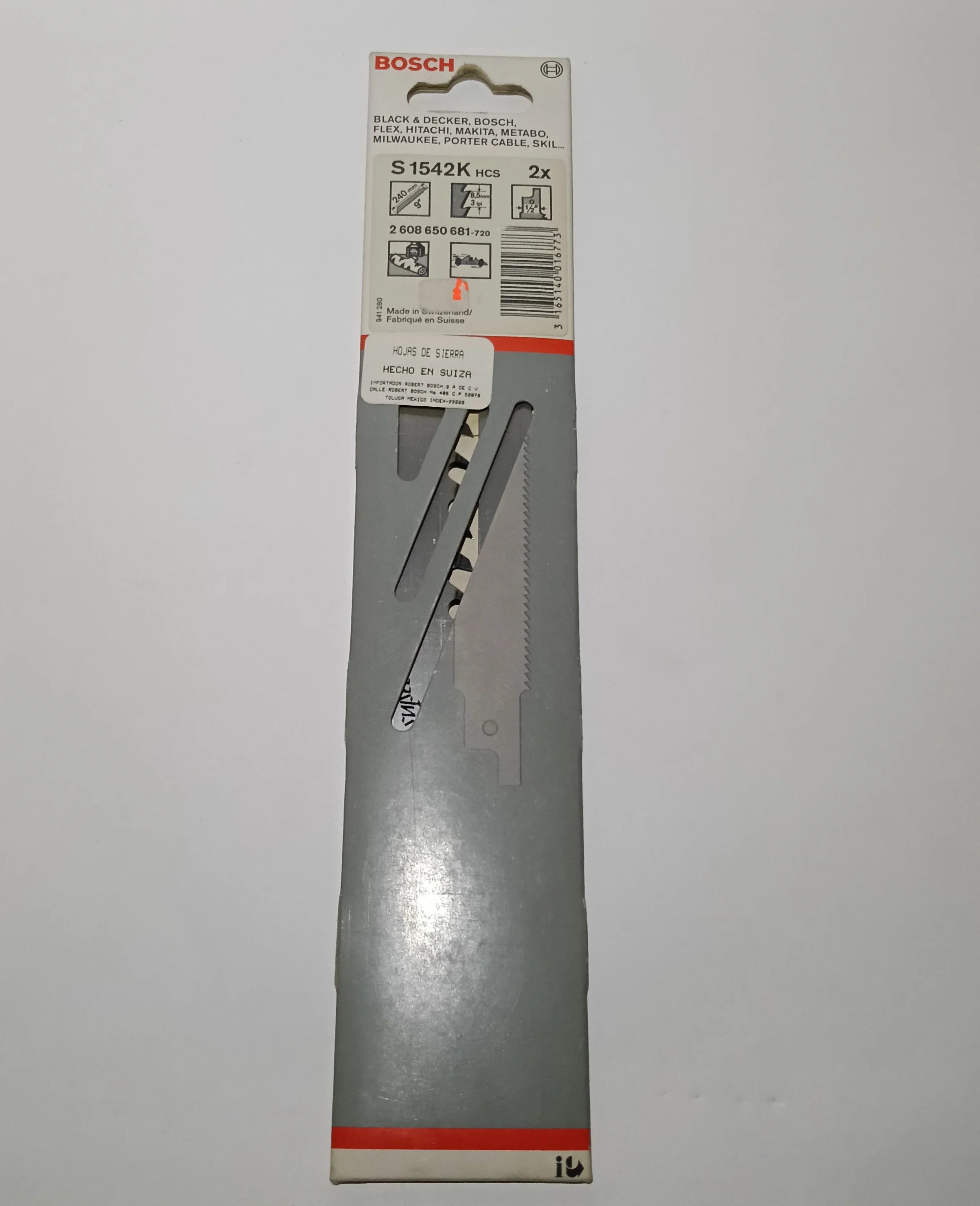 SEG. Sable S 1542K, Hcs 2 Pzas MADERA