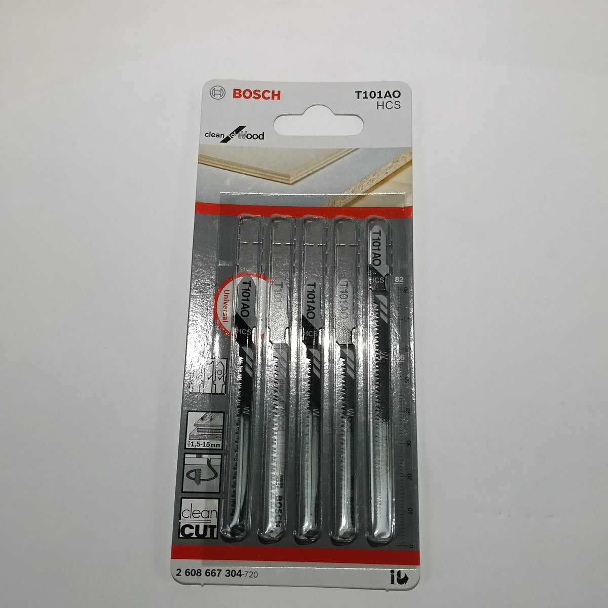 Segueta T101AO Clean Corte Curvo 5 Pz MADERA