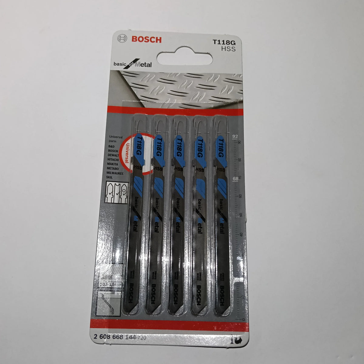 Segueta T118G Basic 5pz METAL