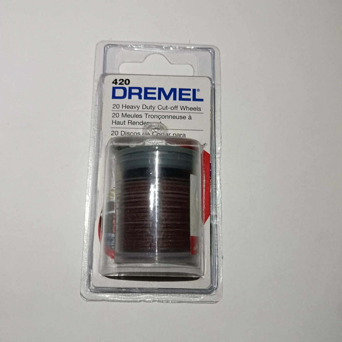 Rueda 20 Pzas O 15/16"DIAM.040"ESPESOR MODELO-420 DISCOS DE CORTE DREMEL