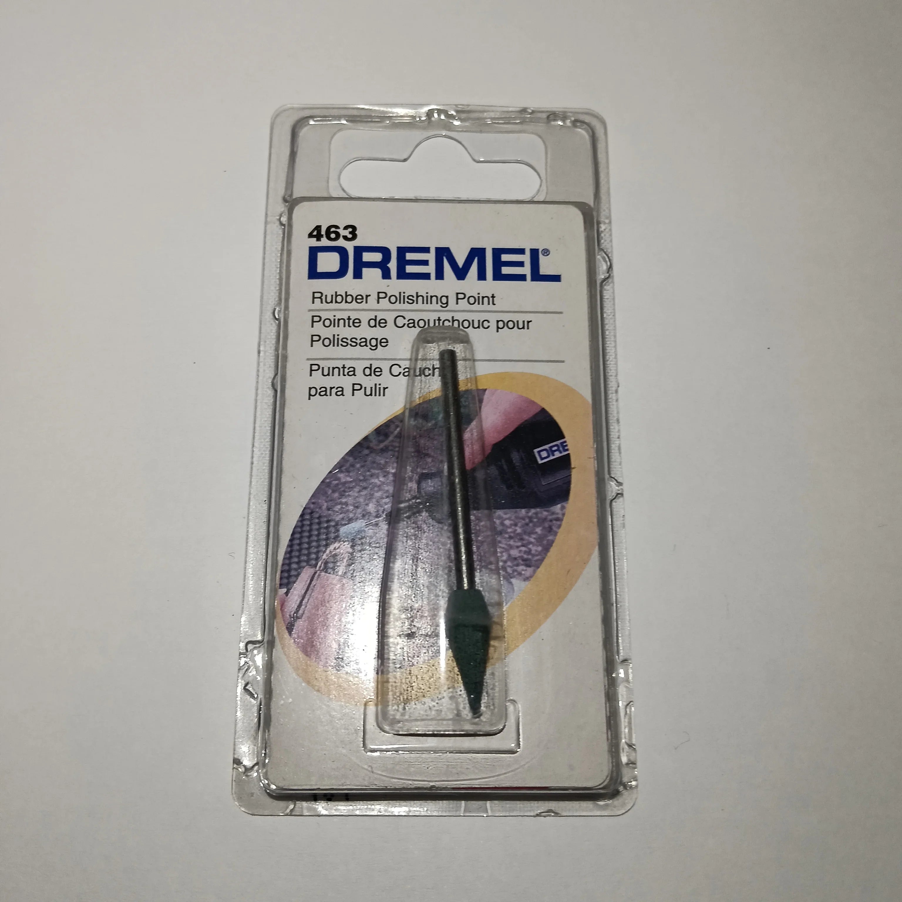 Punta De Caucho Pulir 1/4"MAT FERROSOS, PIEDRA,CERÁMICA Modelo 463 PULIR METALES FERROSOS