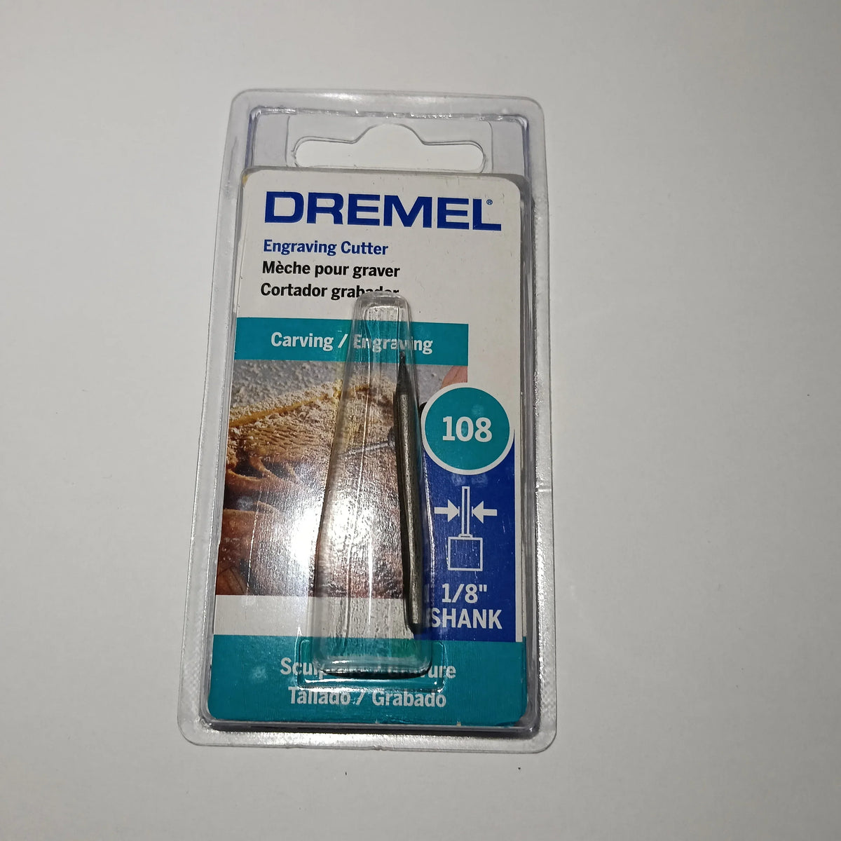 Fresa 1/32" MADERA, PLÁSTICO, Metal GRABAR