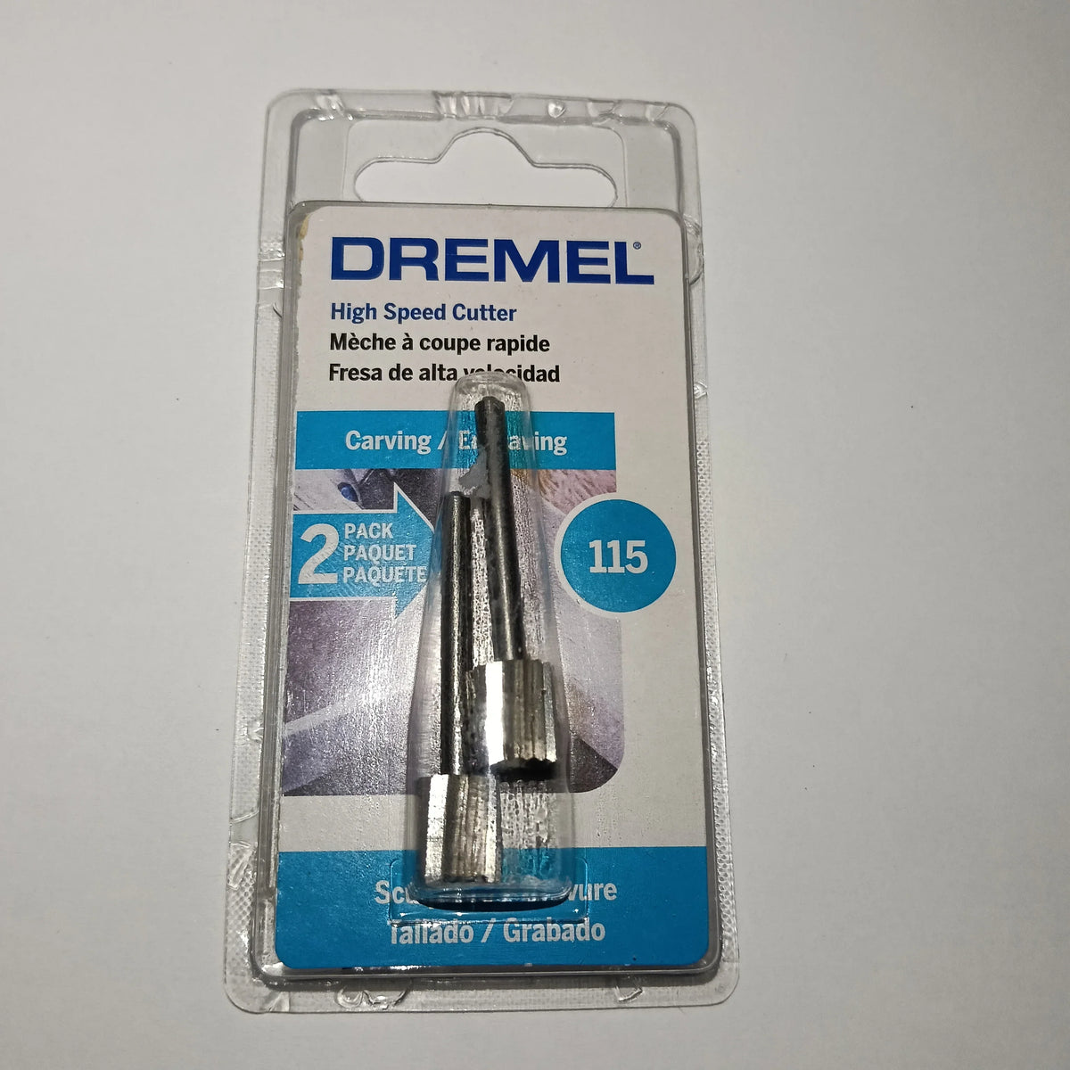 Fresa Alta Velocidad 5/16" MADERA, PLÁSTICO, Metal 2PZ GRABAR