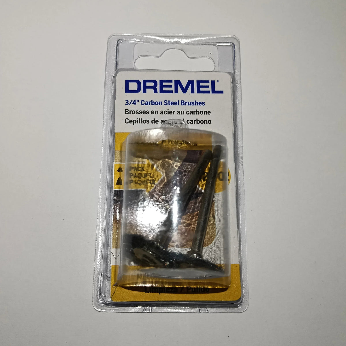 Cepillo Cerdas De Acero 19MM LIMPIAR PULIR