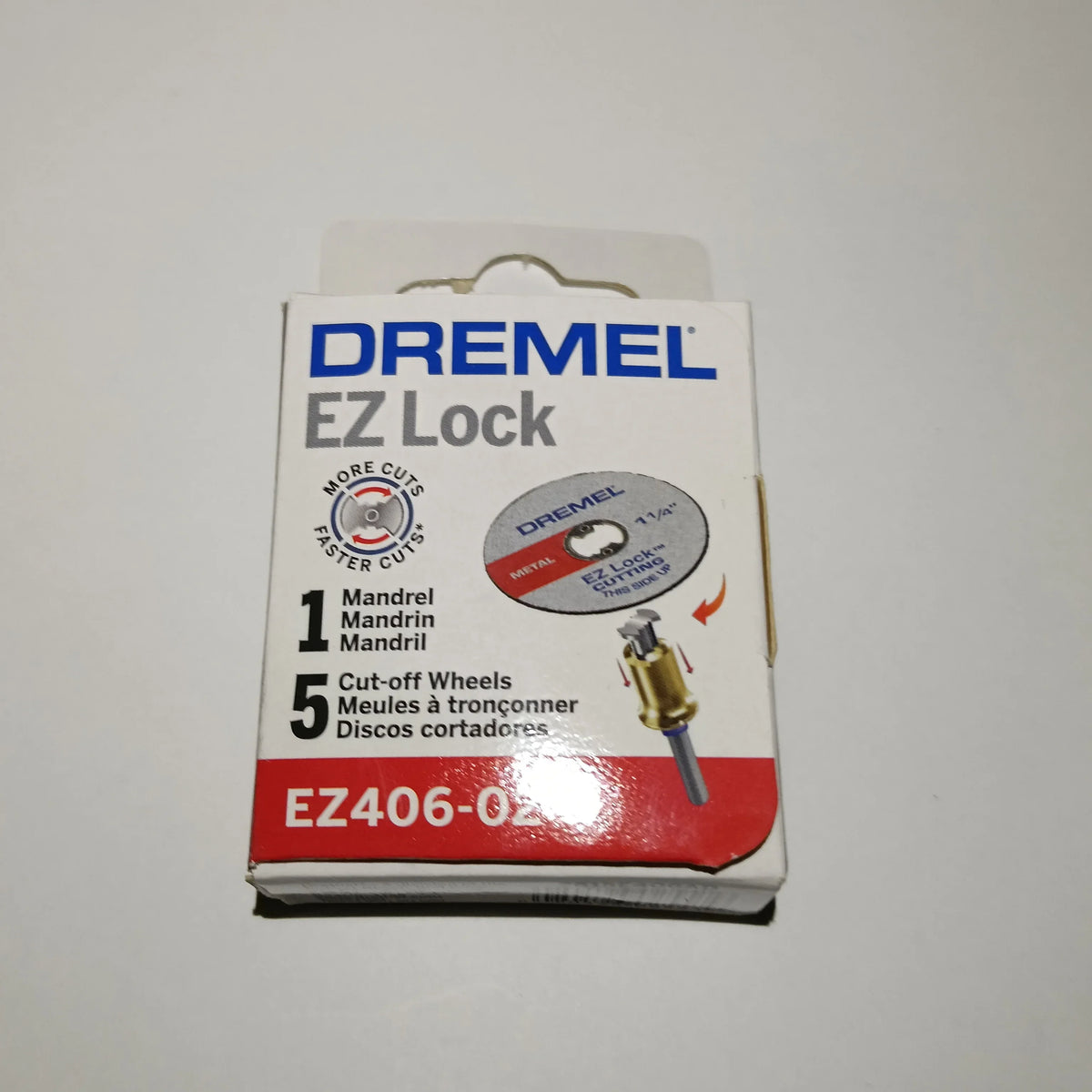 Kit DE1 Mandril Y 5 Pz EZ-LOCK™ CORTE METAL
