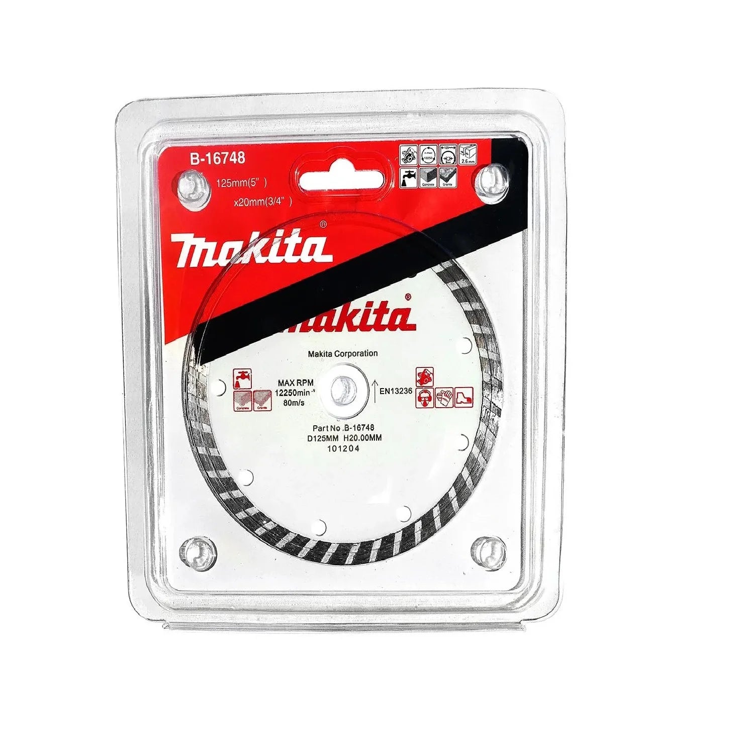 Disco Blanco De Diamante 125MM Turbo 5"