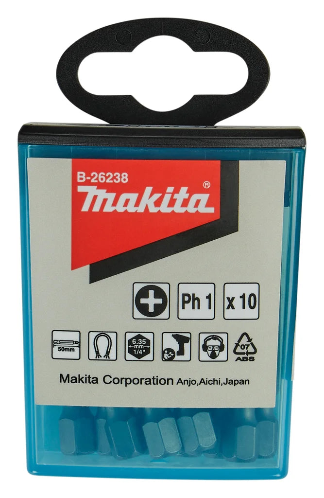 Puntas Phillips # 1 X 50 Mm Caja Flip Top 10 Pzas