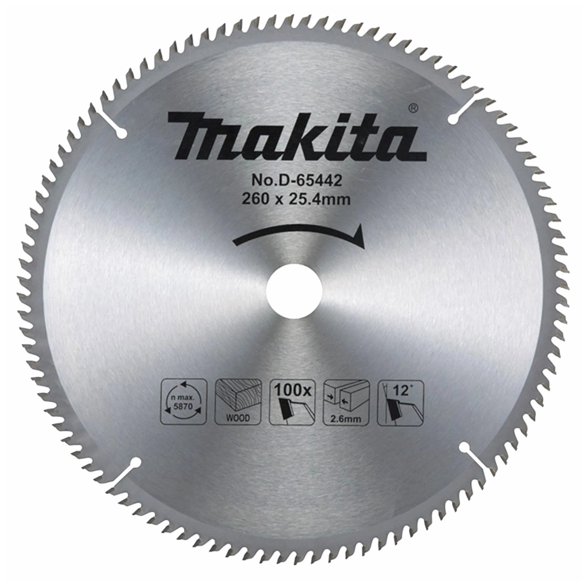 Hoja De Sierra CIRCULAR10" X 100T P/ Madera