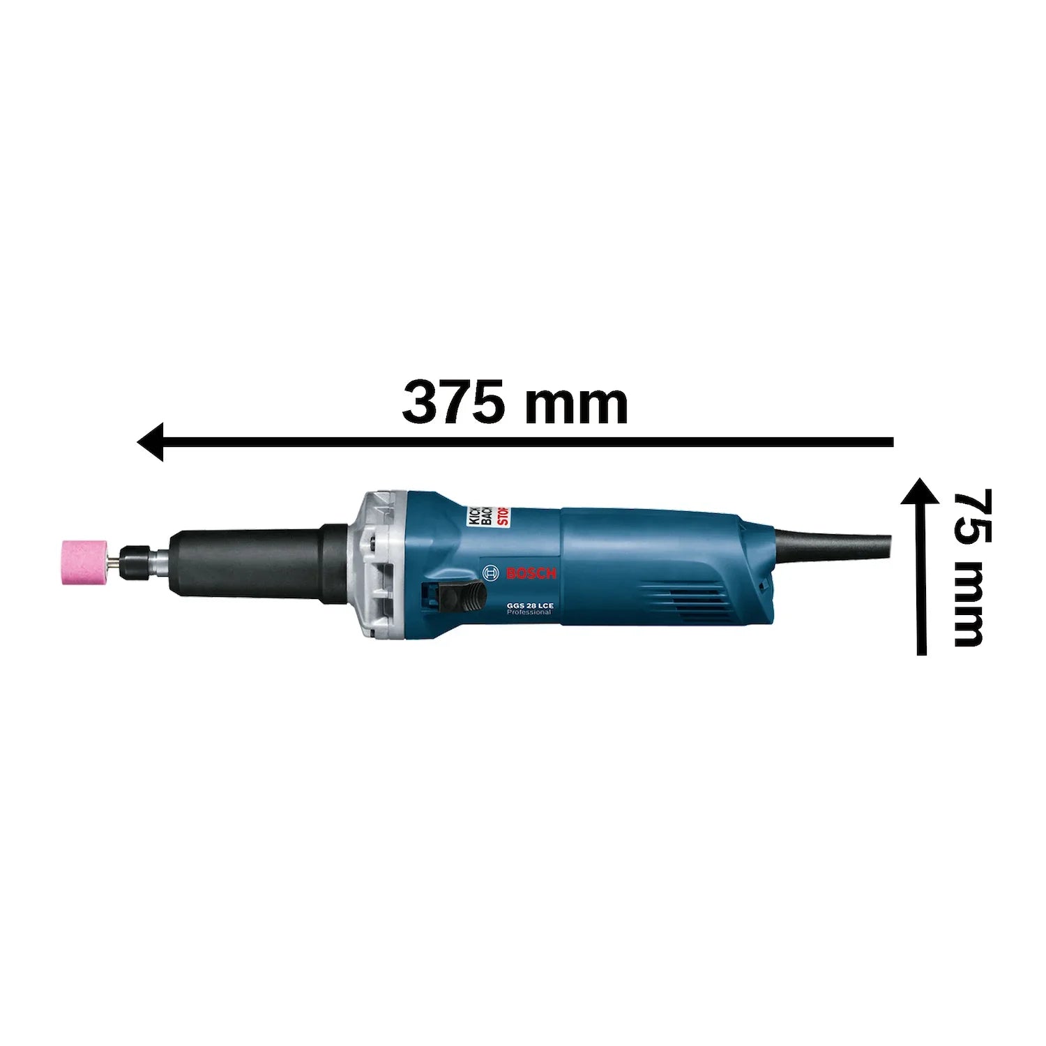 Rectificadora Bosch GGS 28 LCE 650W 127V