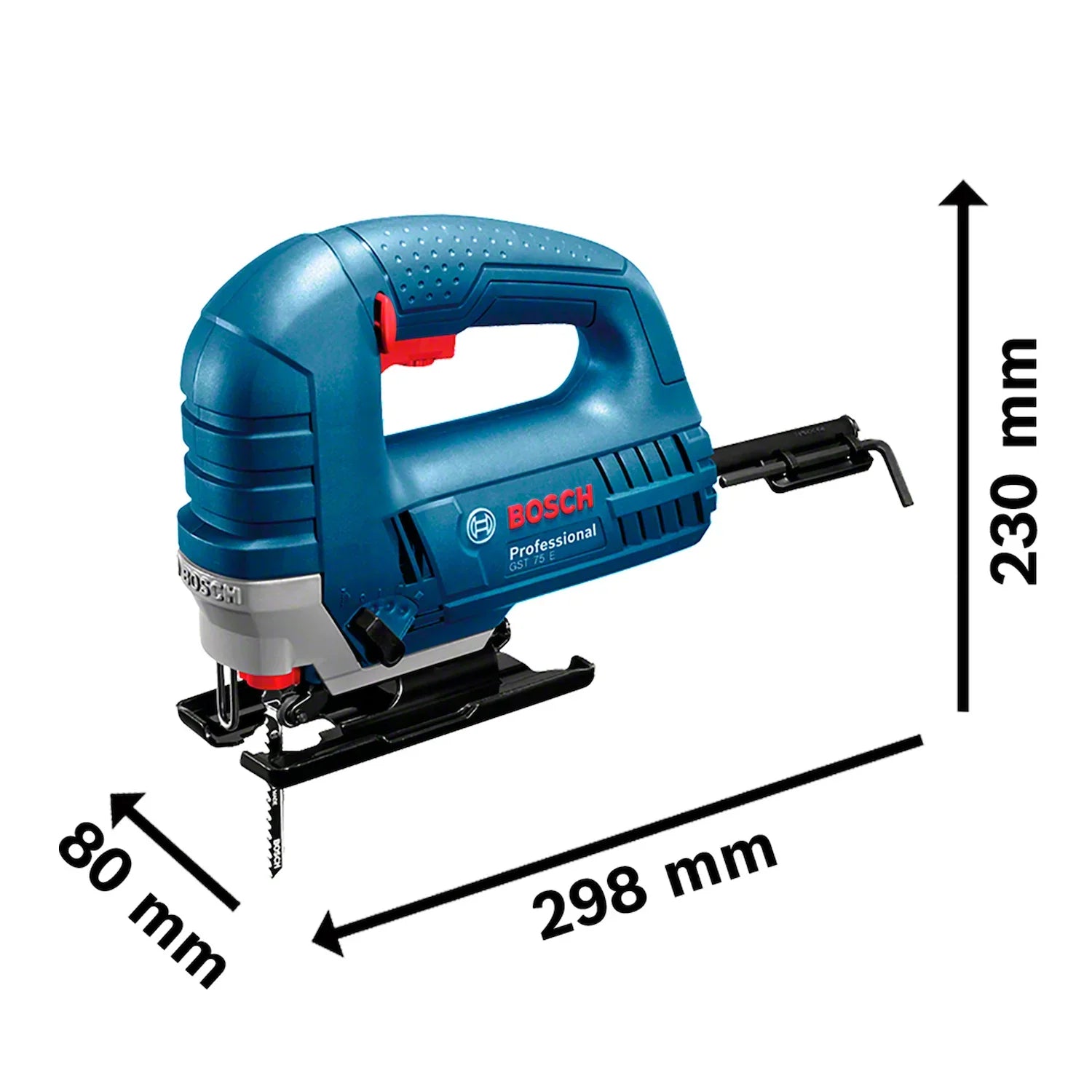 Sierra Caladora Bosch GST 75 E 710W 127V c/1 Hoja de Sierra