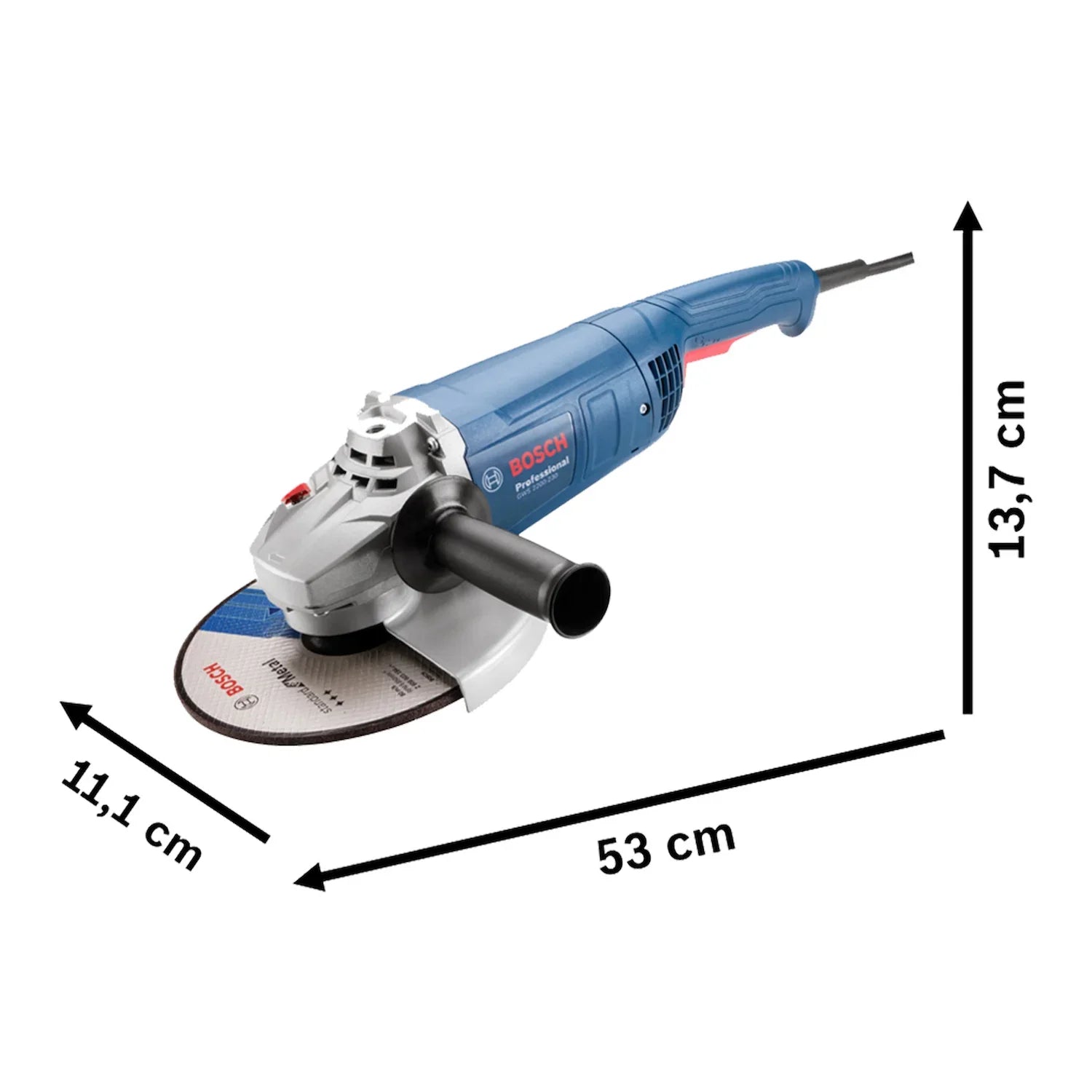 Esmeril Bosch GWS 2200-230 VULCANO 2200W 127V