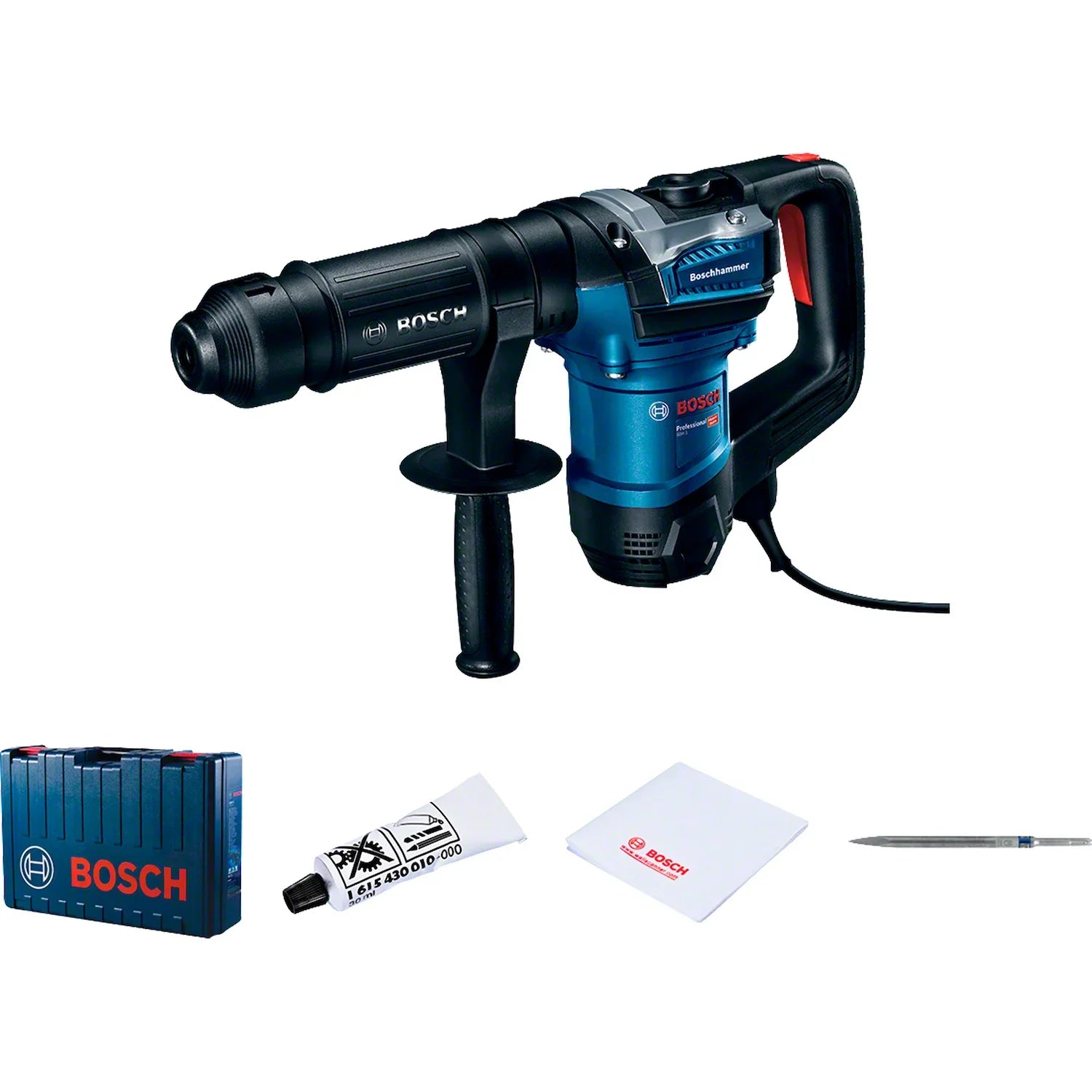 Martillo demoledor Bosch GSH 5 1100W 127V, en maletín