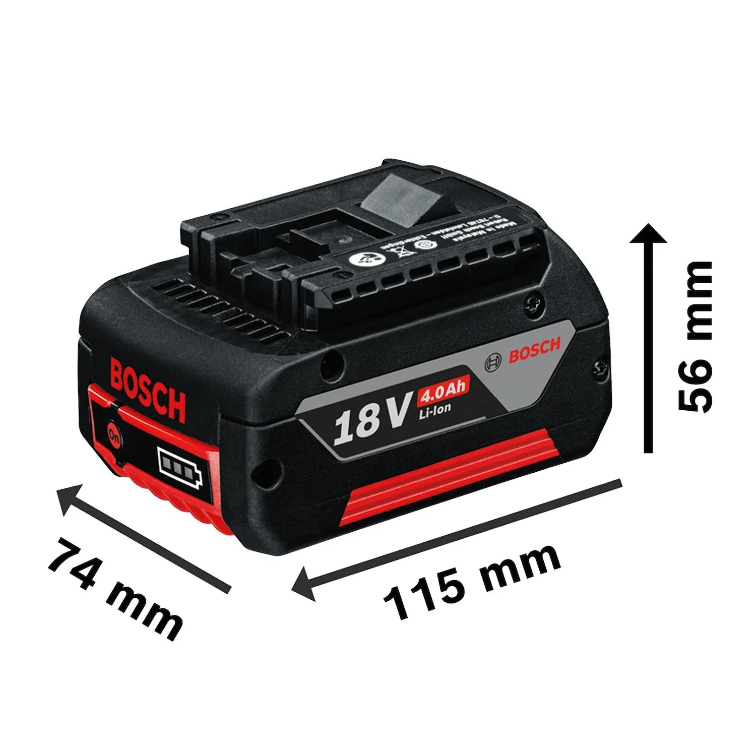 Batería de iones de litio 18V Bosch GBA 18V 4,0 Ah