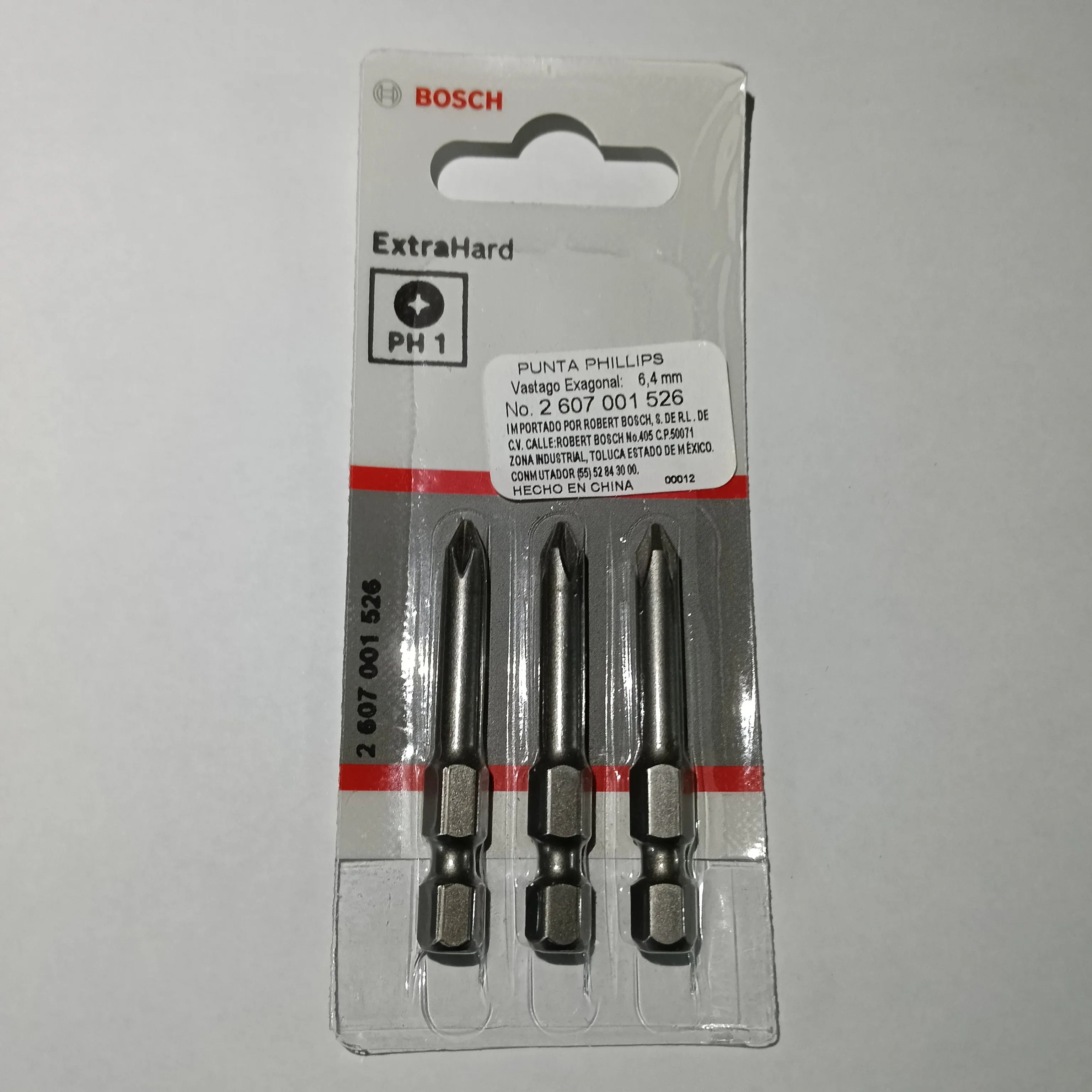 Punta Phillips No.1 X 2" ATORNILLADOR