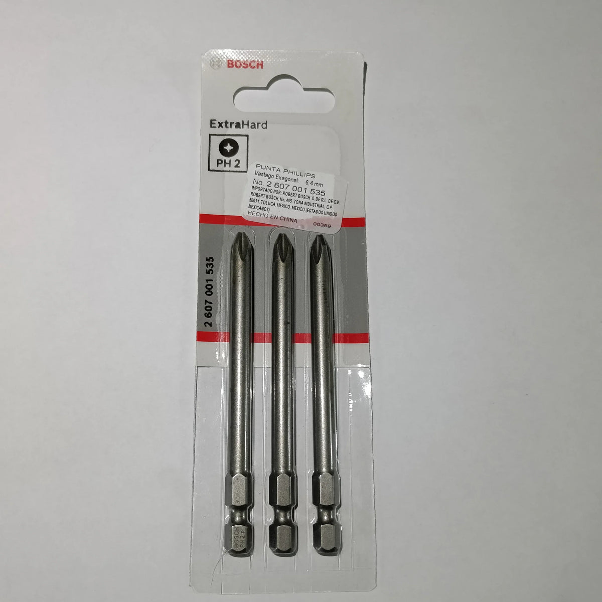 Punta Phillips No.2 x3-1/2 (3pz) M-5PZ ATORNILLADOR