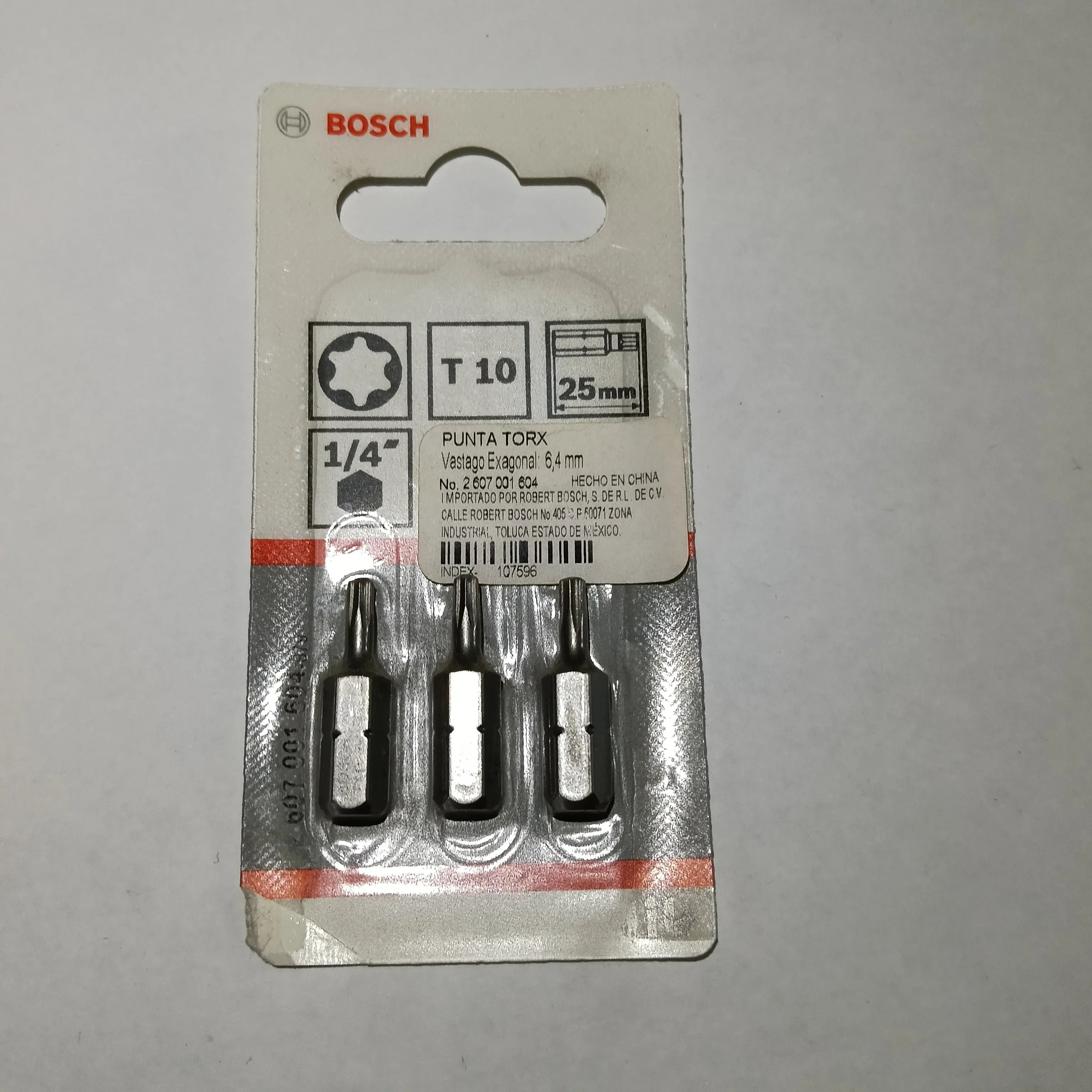 Punta Torx 10 X 1" ATORNILLADOR