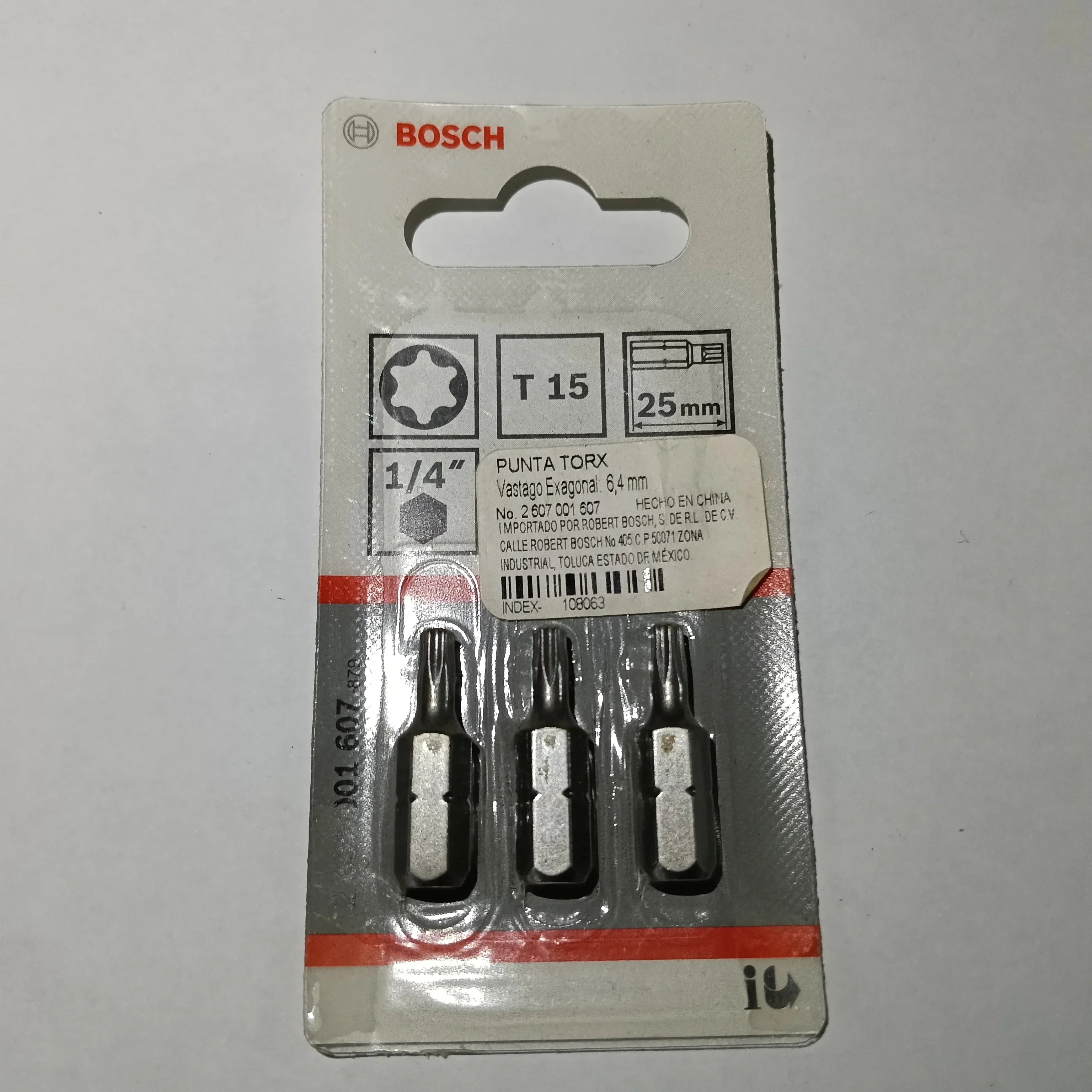 Punta Torx 15 X 1" ATORNILLADOR