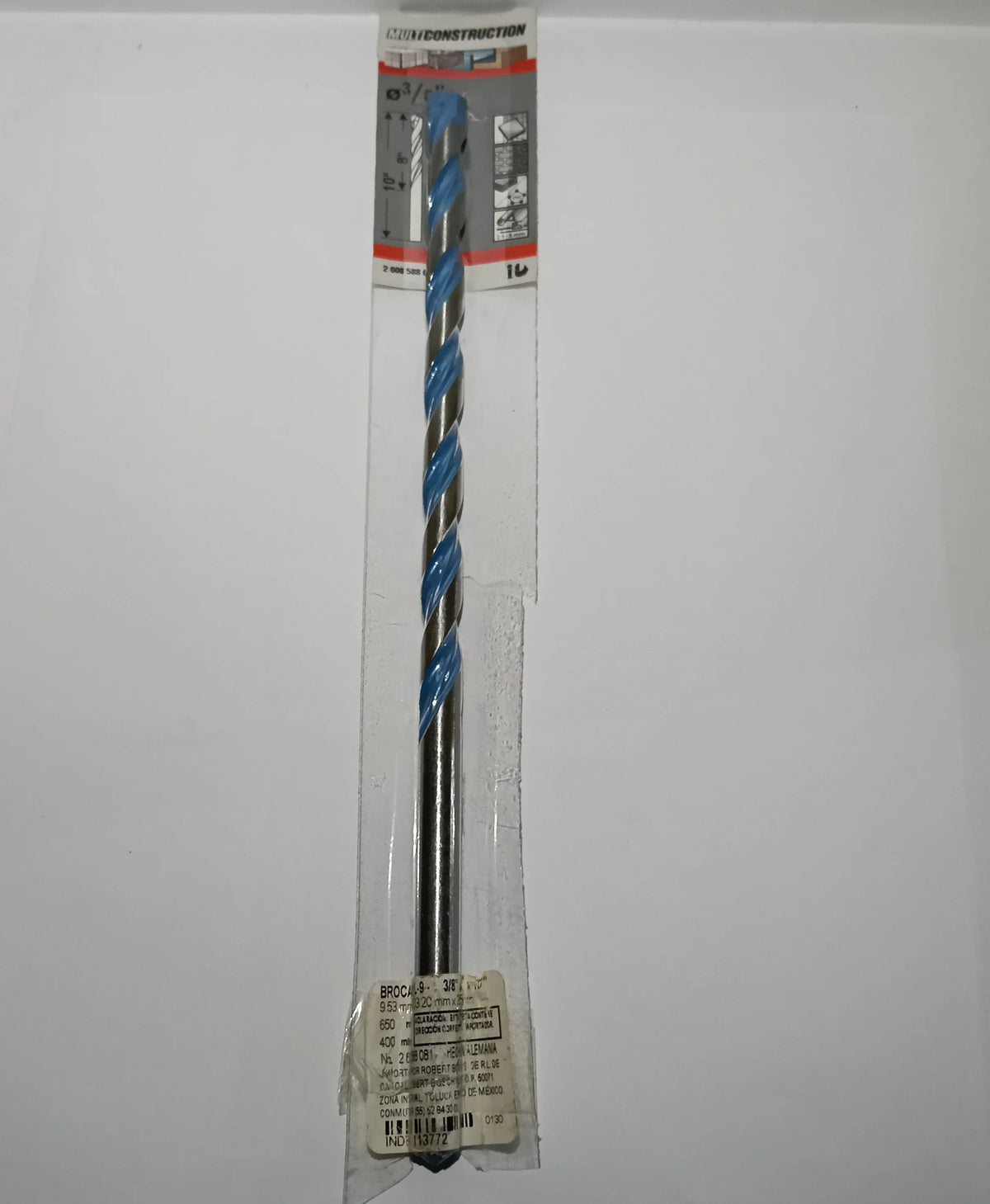 Broca CYL-9 - 3/8" X 8" X 10" MULTIMATERIAL