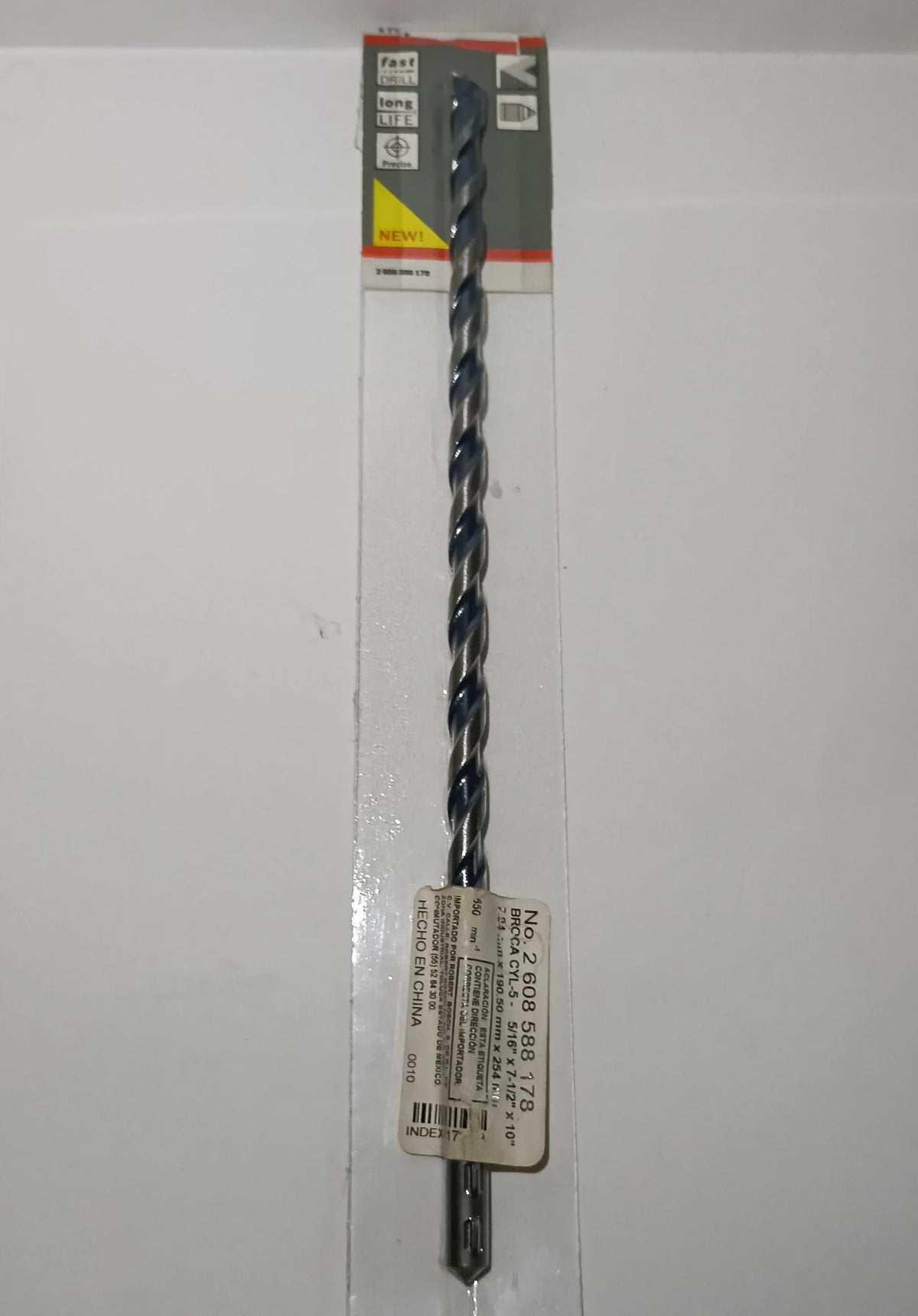 Broca CYL-5 - 5/16" X 7-1/2" X 10" GRANITO