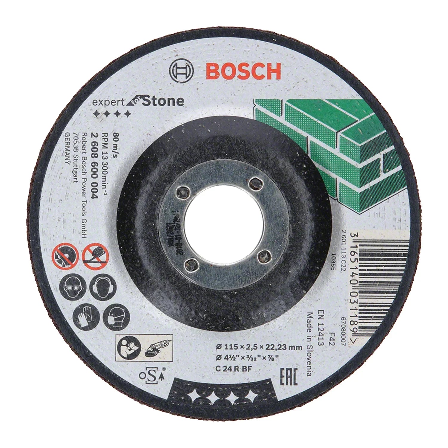 Disco de corte Bosch Expert for Stone 115x2,5mm G24