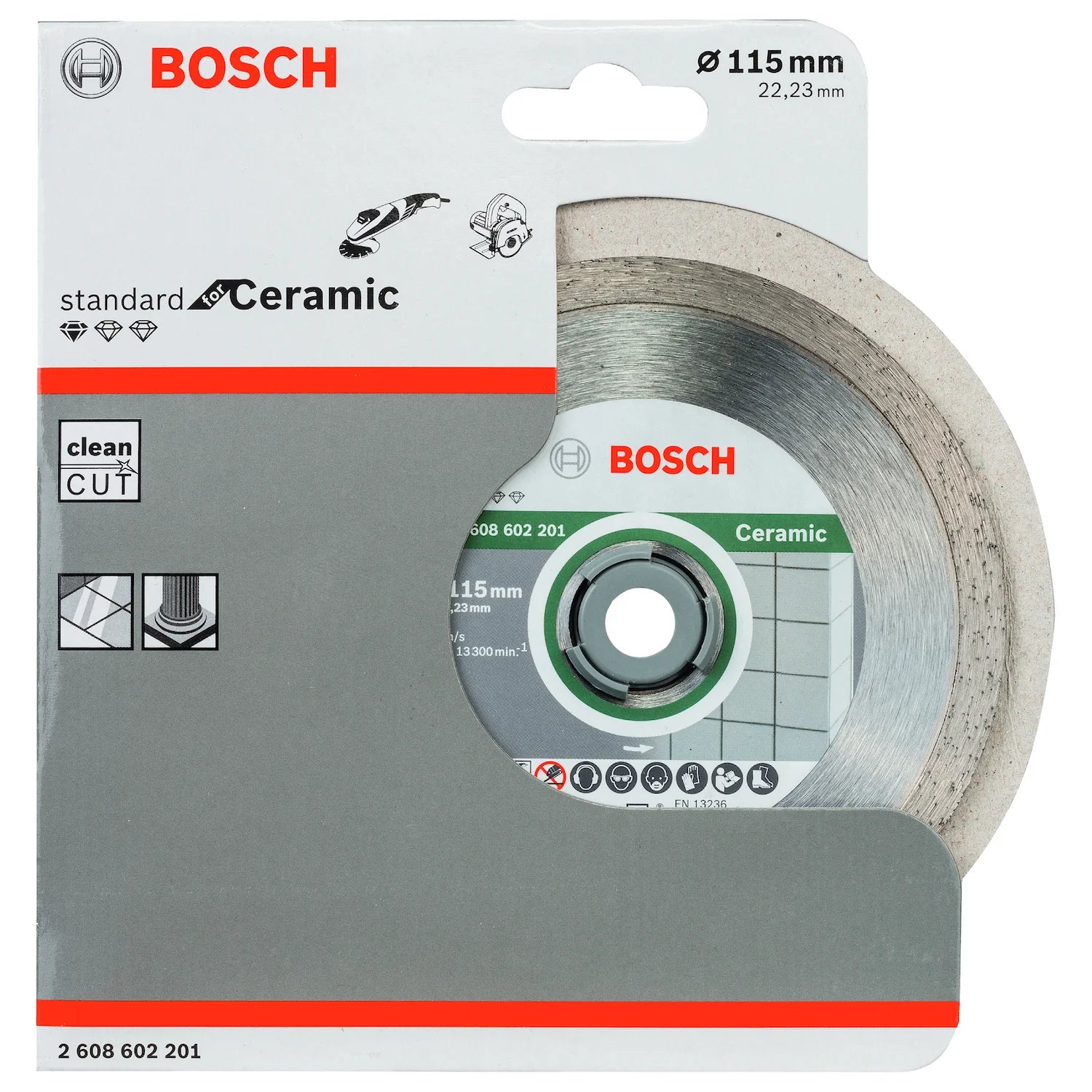 Disco diamantado Bosch Standard for Ceramic ø115x22,23x1,6x7mm