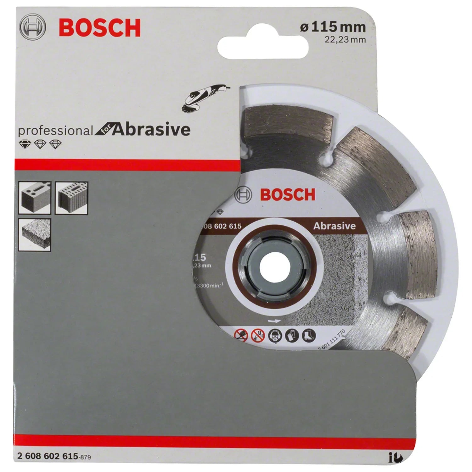 Disco diamantado Bosch Standard for Abrasive Ø115mm