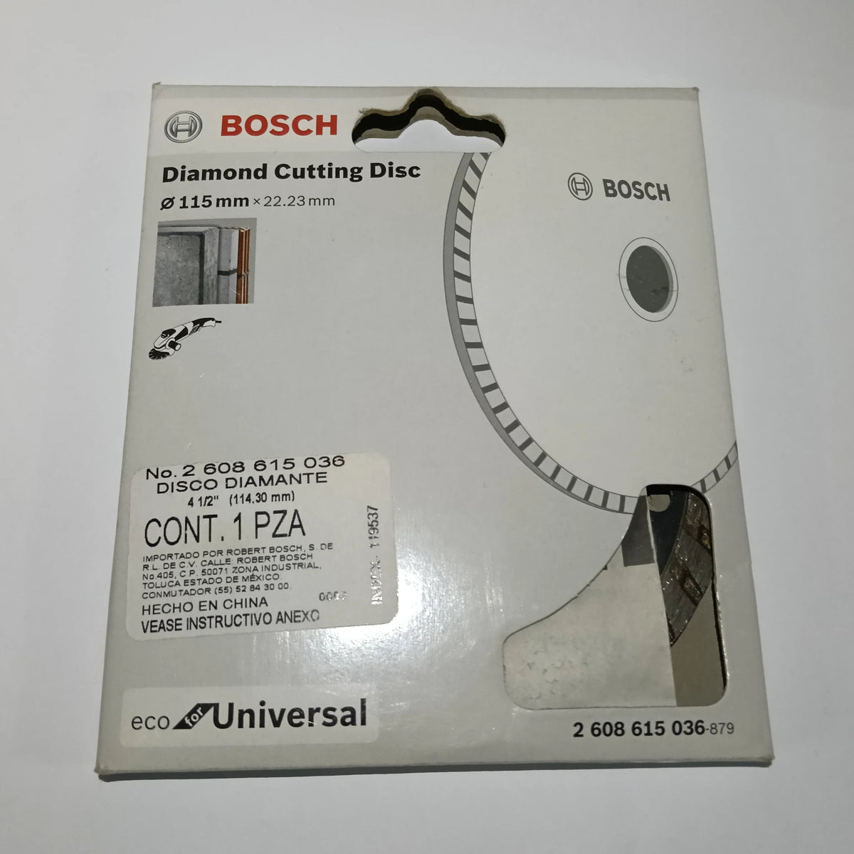 Disco Diamante Turbo 4 1/2 Eco UNIVERSAL