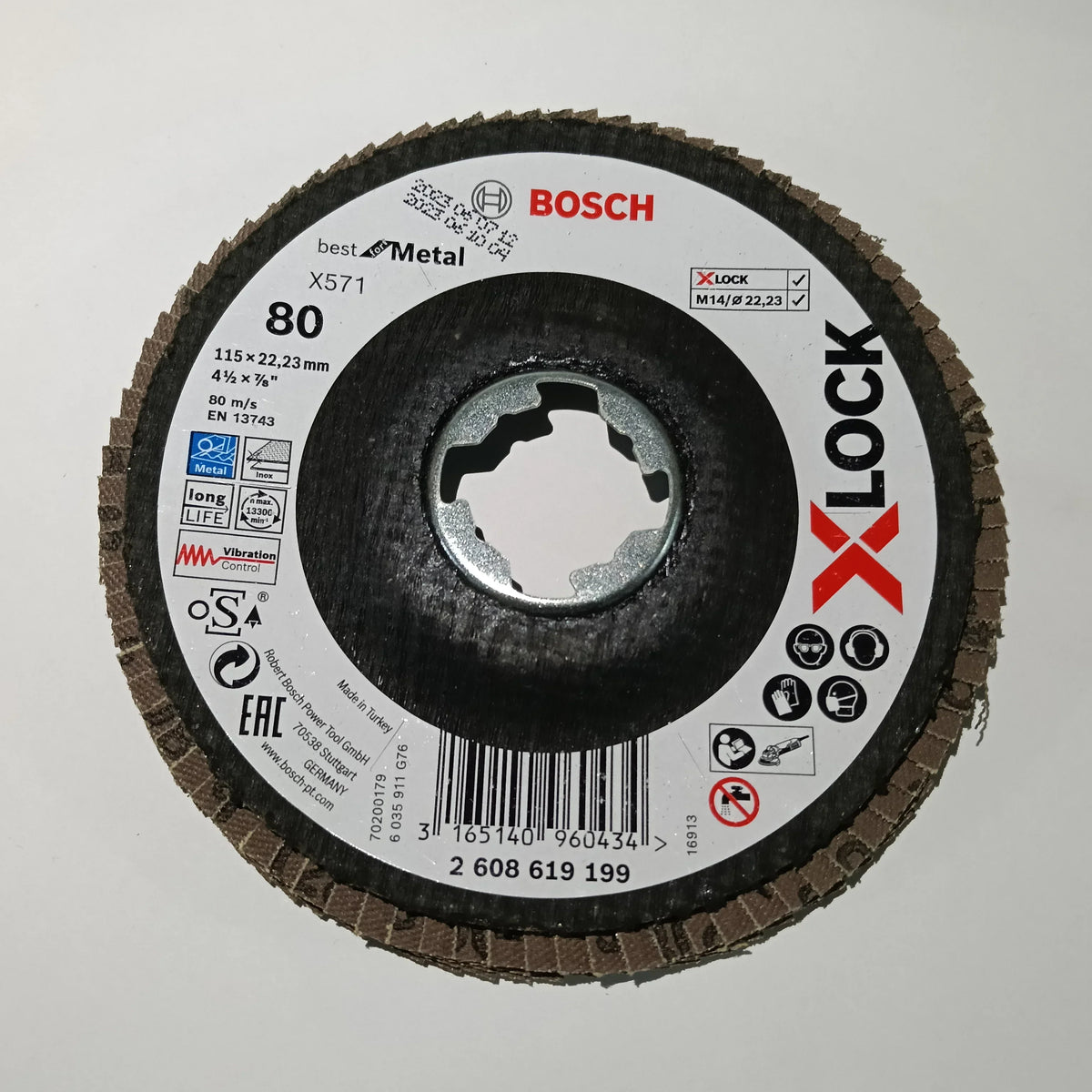 X-Lock Flap 115mm G-80 BEST FOR METAL