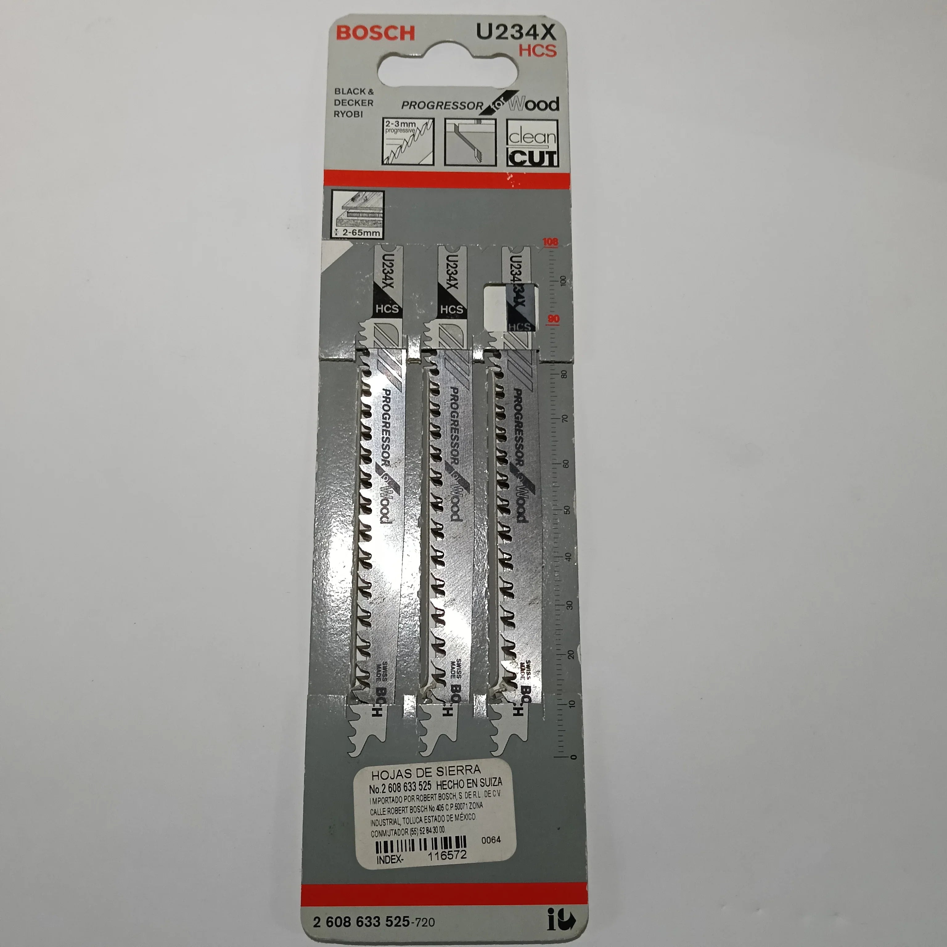 U234X HCS,PROGRESSOR 2-65mm MADERA