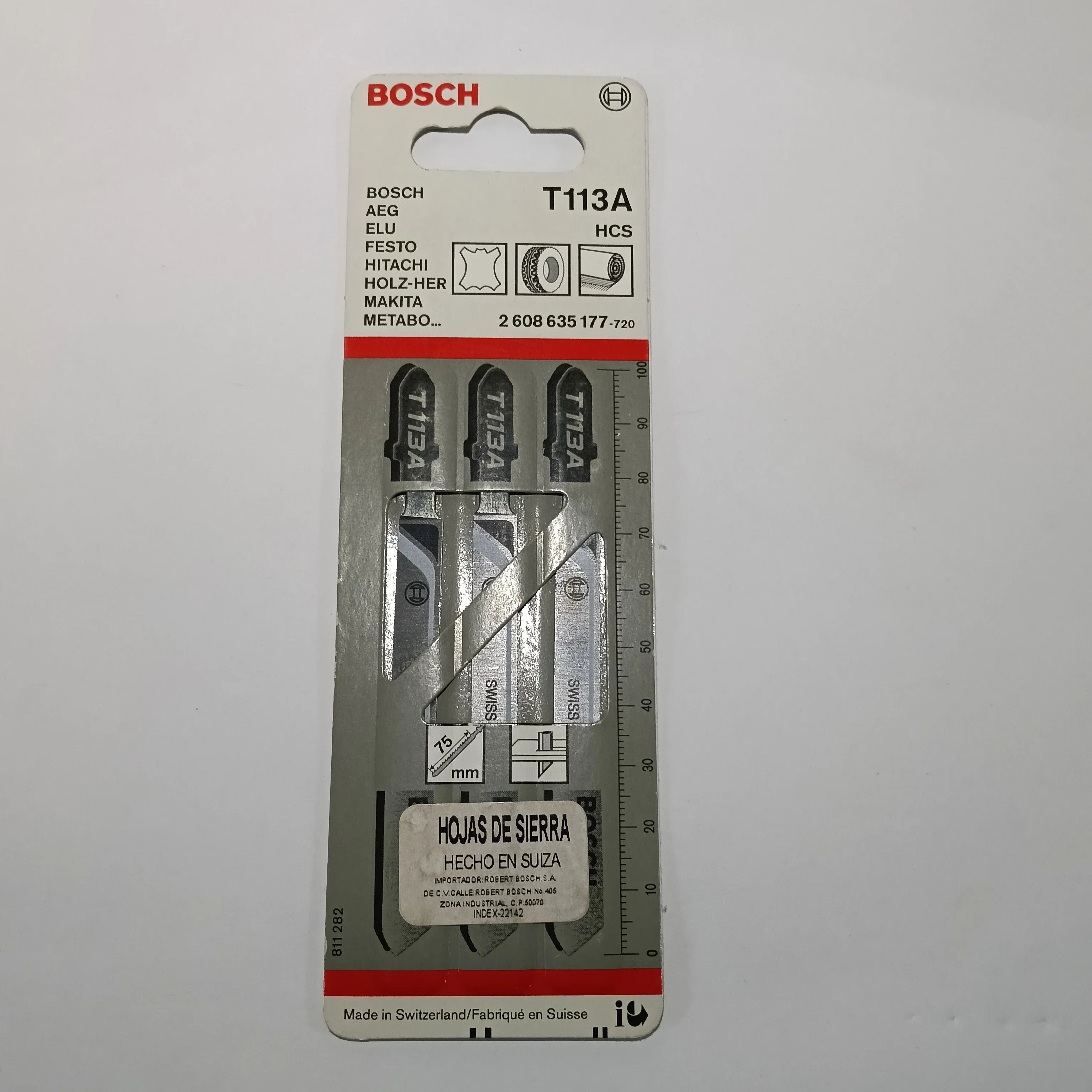 T113A HCS, Cuchilla Afilada (3 pzas) HULE