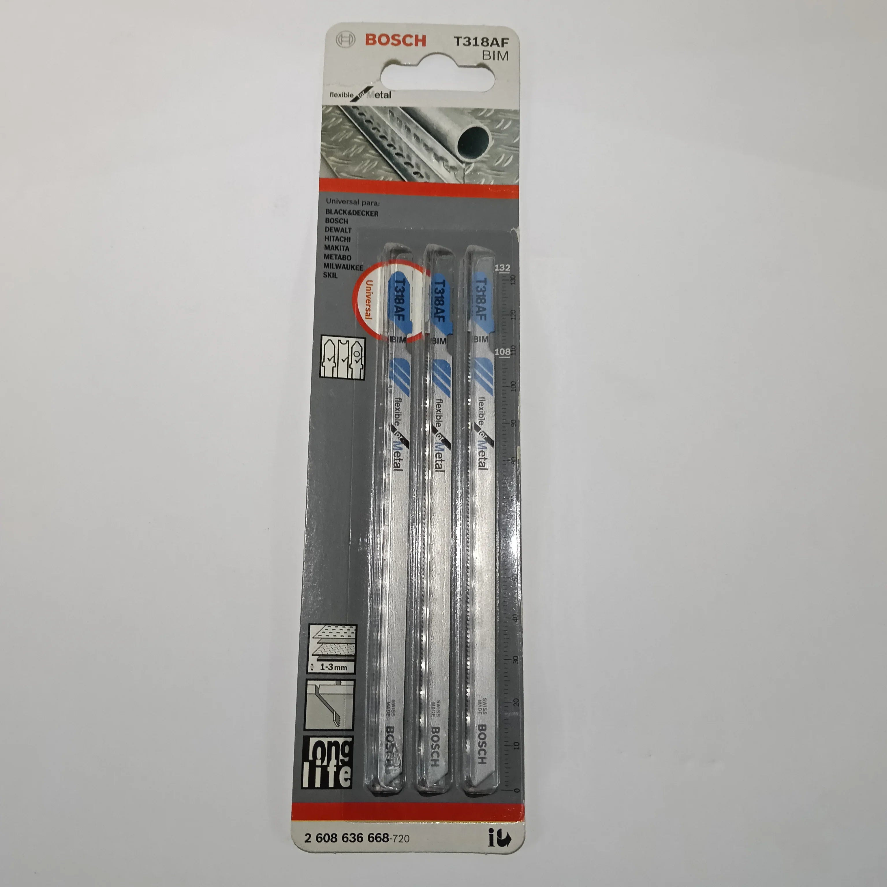 Segueta T318AF Flexible 3pz. METAL