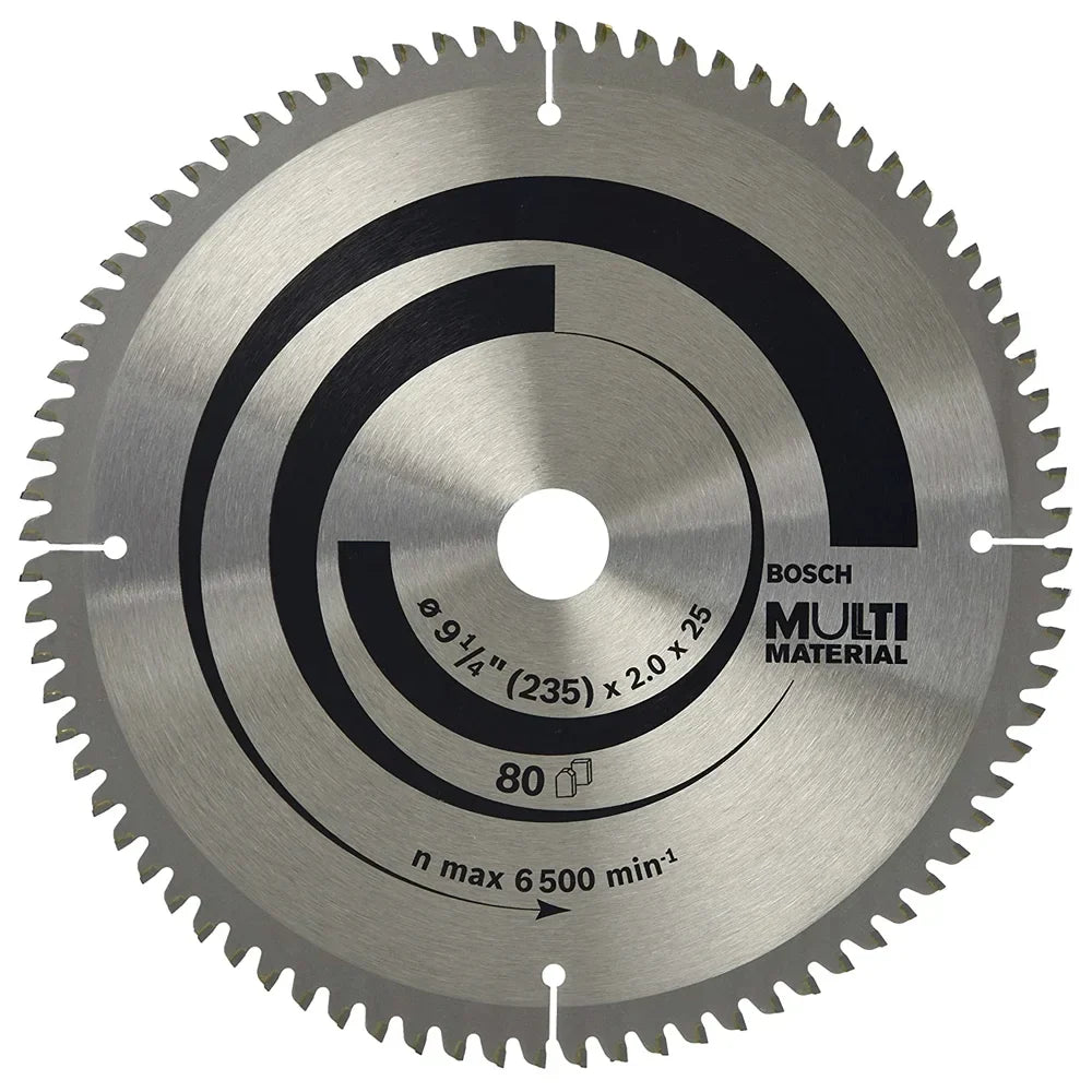 Disco 9-1/4" X 25mm/20mm/16mm/5/8" Tcg MADERA Y ALUMINO 80 DIENTES