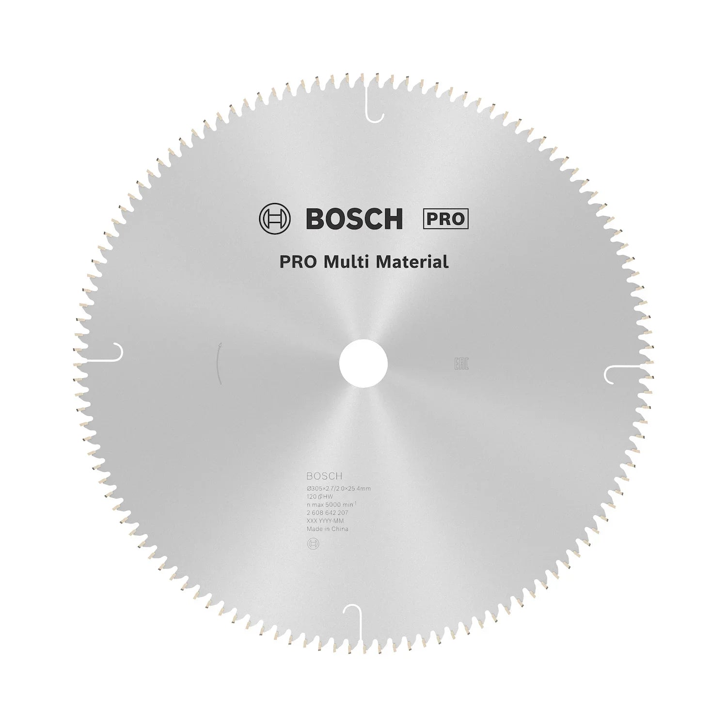 Disco de sierra circular Bosch PRO Multi Material 305mm 120D