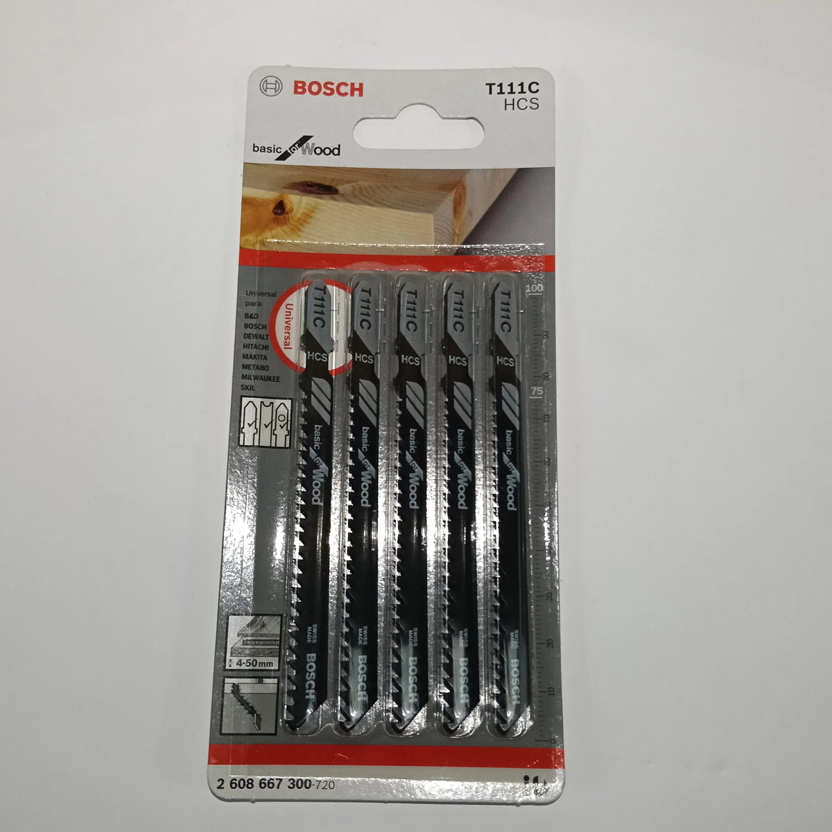 Segueta T111C Basic 5pz. MADERA