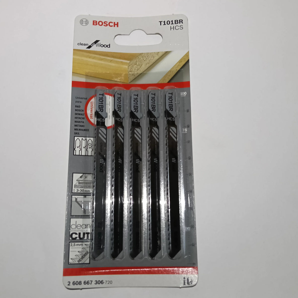 Segueta T101BR Clean 5pz. MADERA