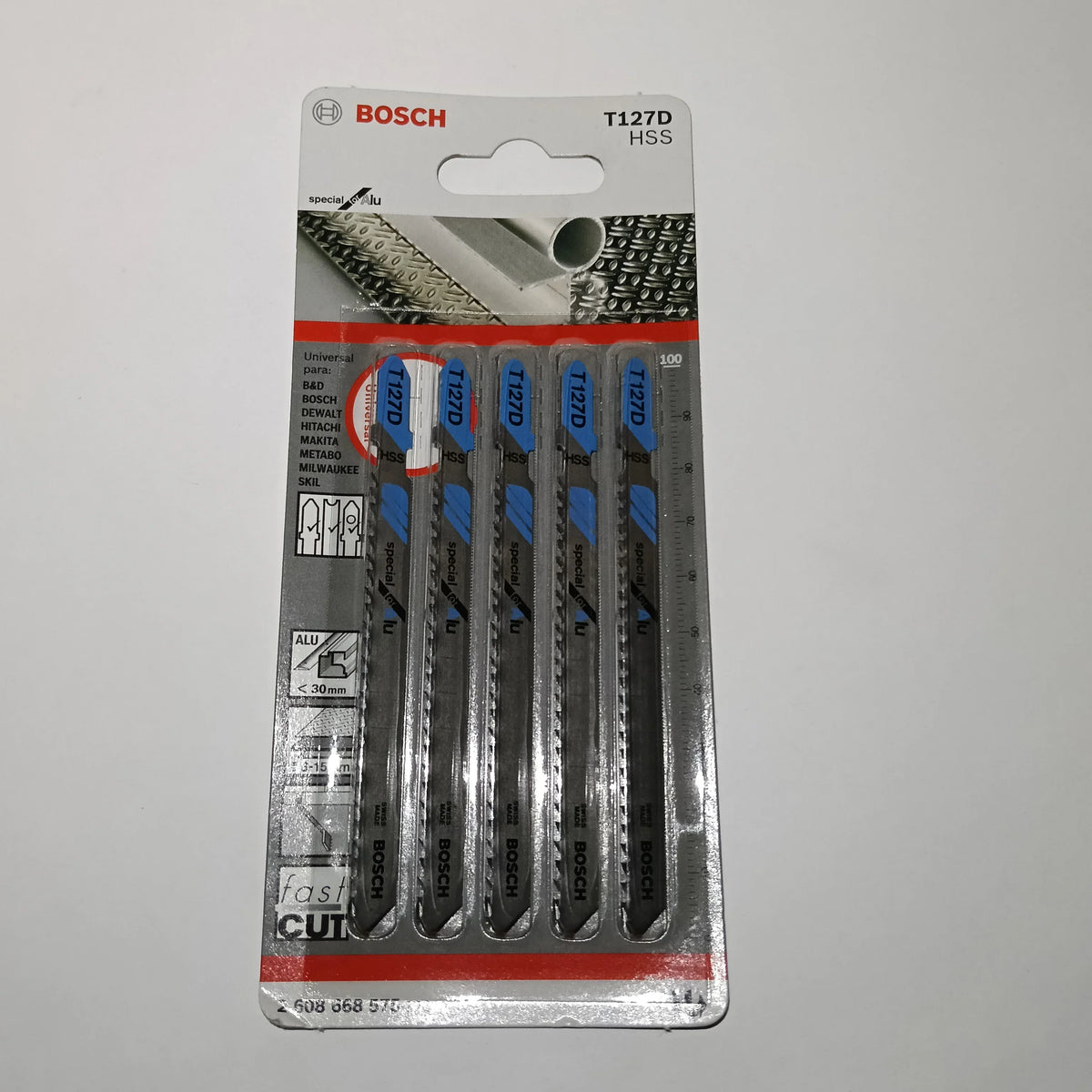 Segueta T127D Special 5pz ALUMINIO