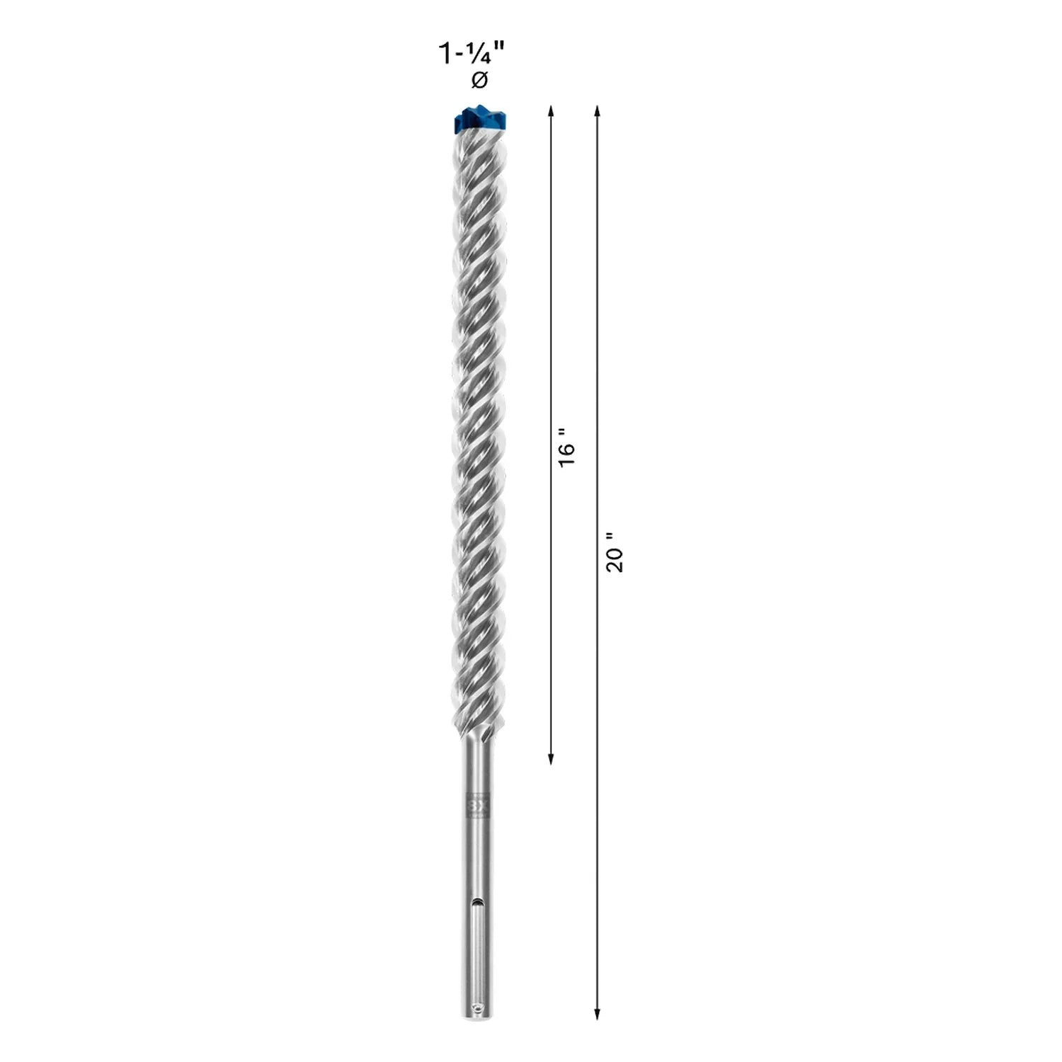 Broca para concreto Bosch EXPERT SDS Max-8x Ø1-1/4x16x20