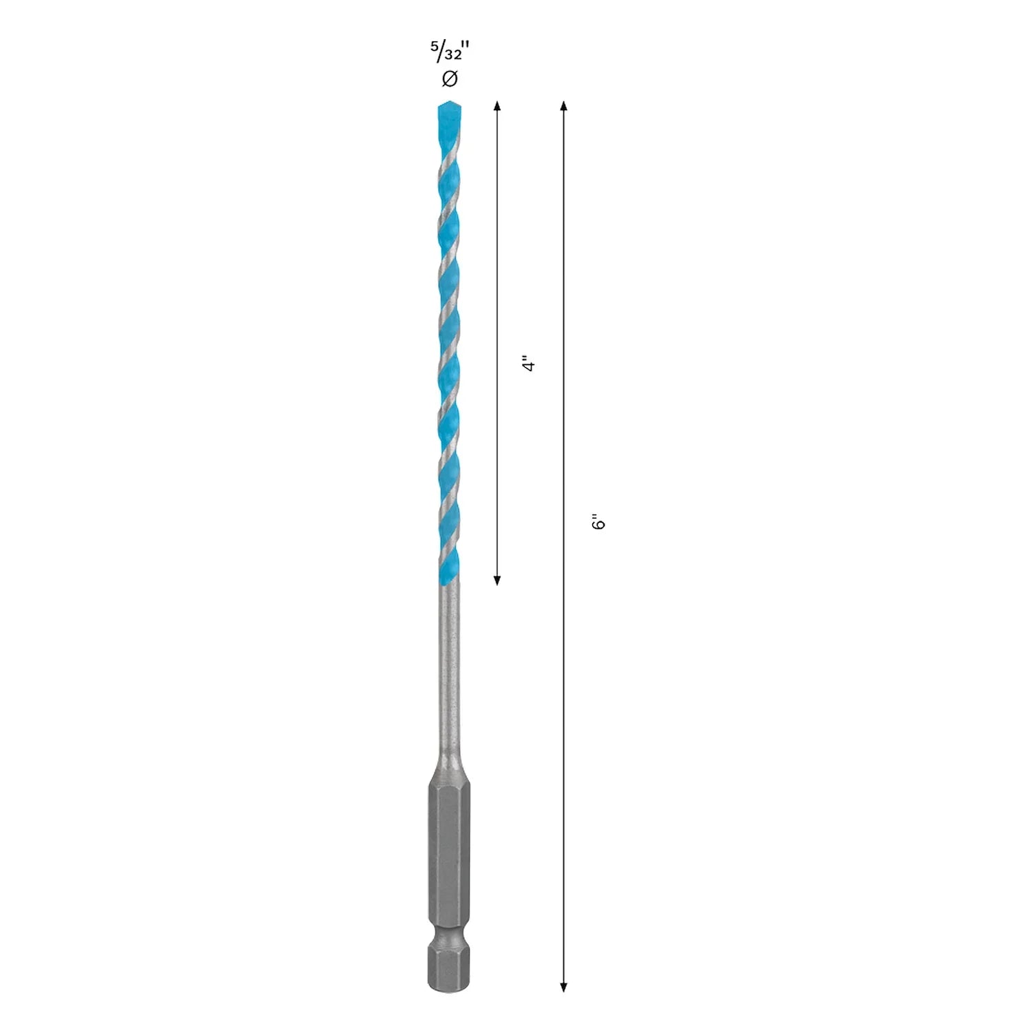 Broca Bosch EXPERT HEX-9 Multiconstruction Ø5/32X4X6