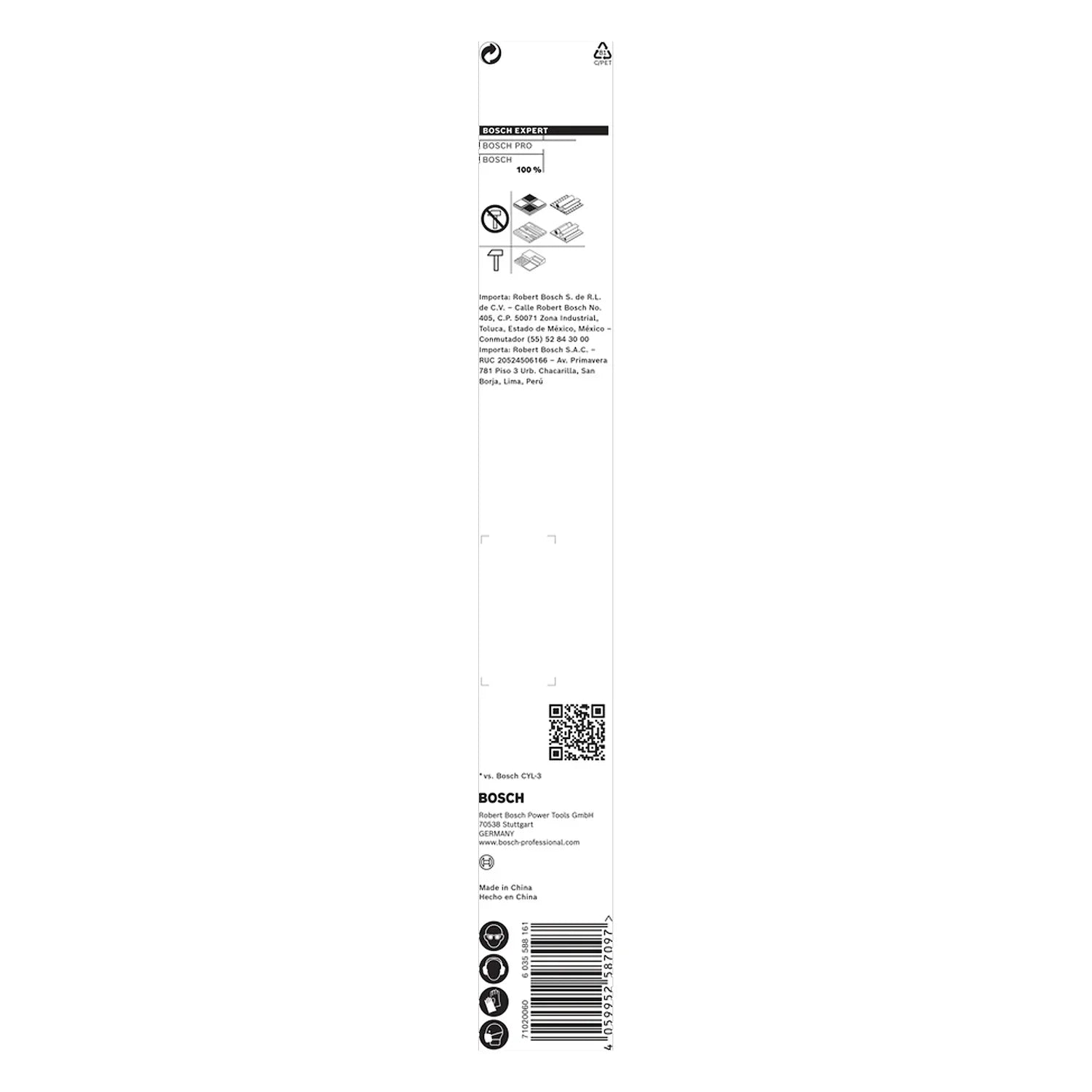 Broca Bosch EXPERT HEX-9 Multiconstruction Ø1/4X6X8