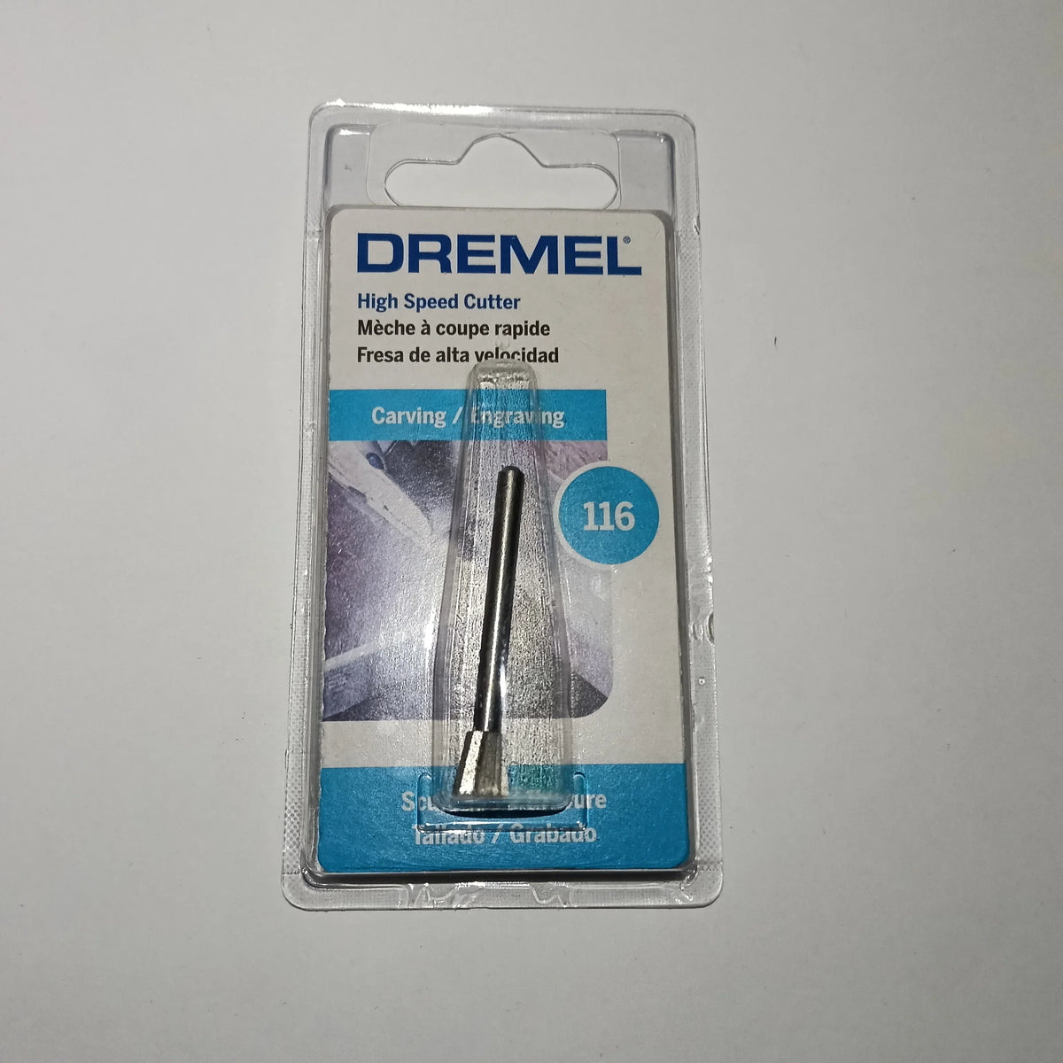 Fresa Alta Velocidad 1/4 Modelo 116 DREMEL MADERA PLASTICO METAL